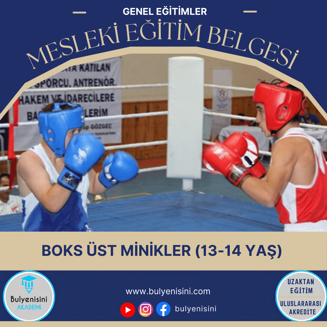 Boks Üst Minikler (13-14 Yaş) Sertifika Programı