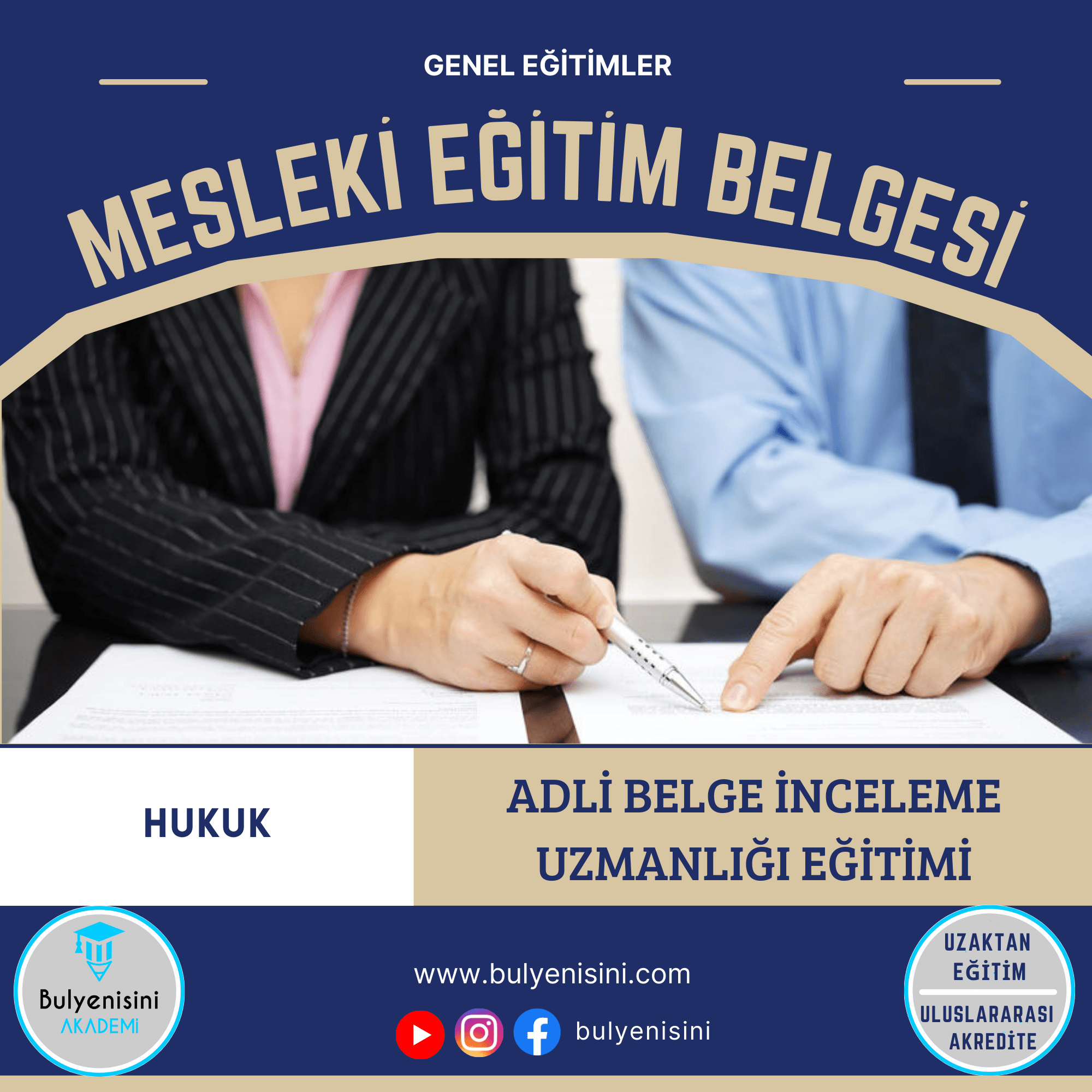 80 Saatlik Adli Belge İnceleme Uzmanlığı