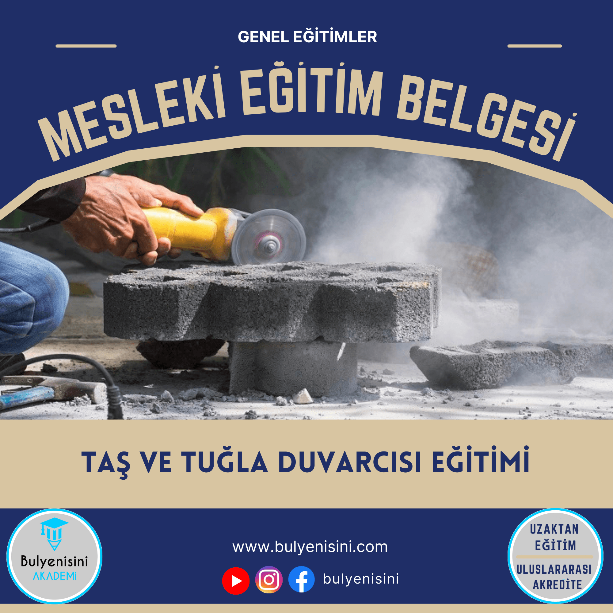 TAŞ VE TUĞLA DUVARCISI EĞİTİMİ