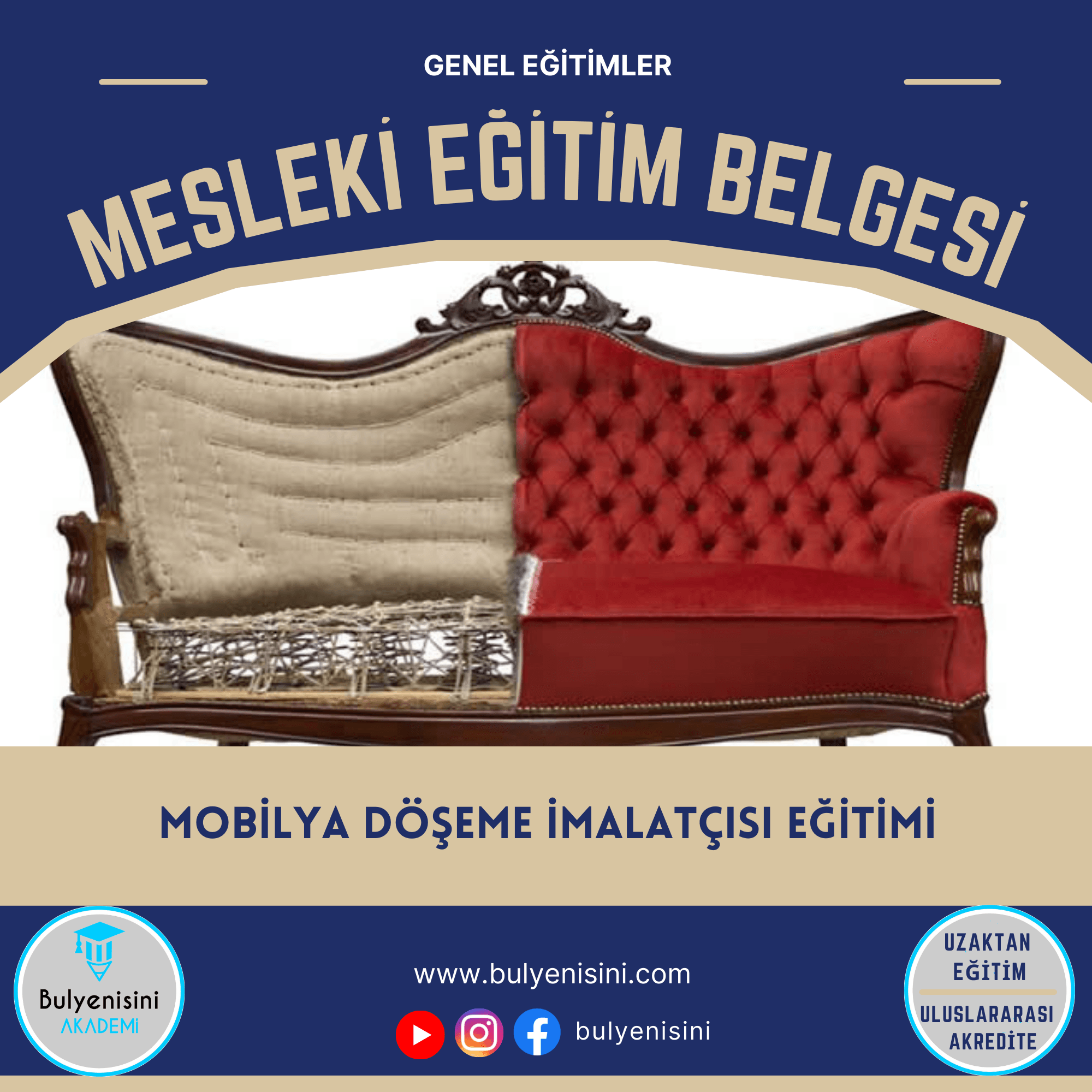 40 Saatlik Tehlikeli Ve Çok Tehlikeli İşlerde Mobilya Döşeme İmalatçısı Eğitimi