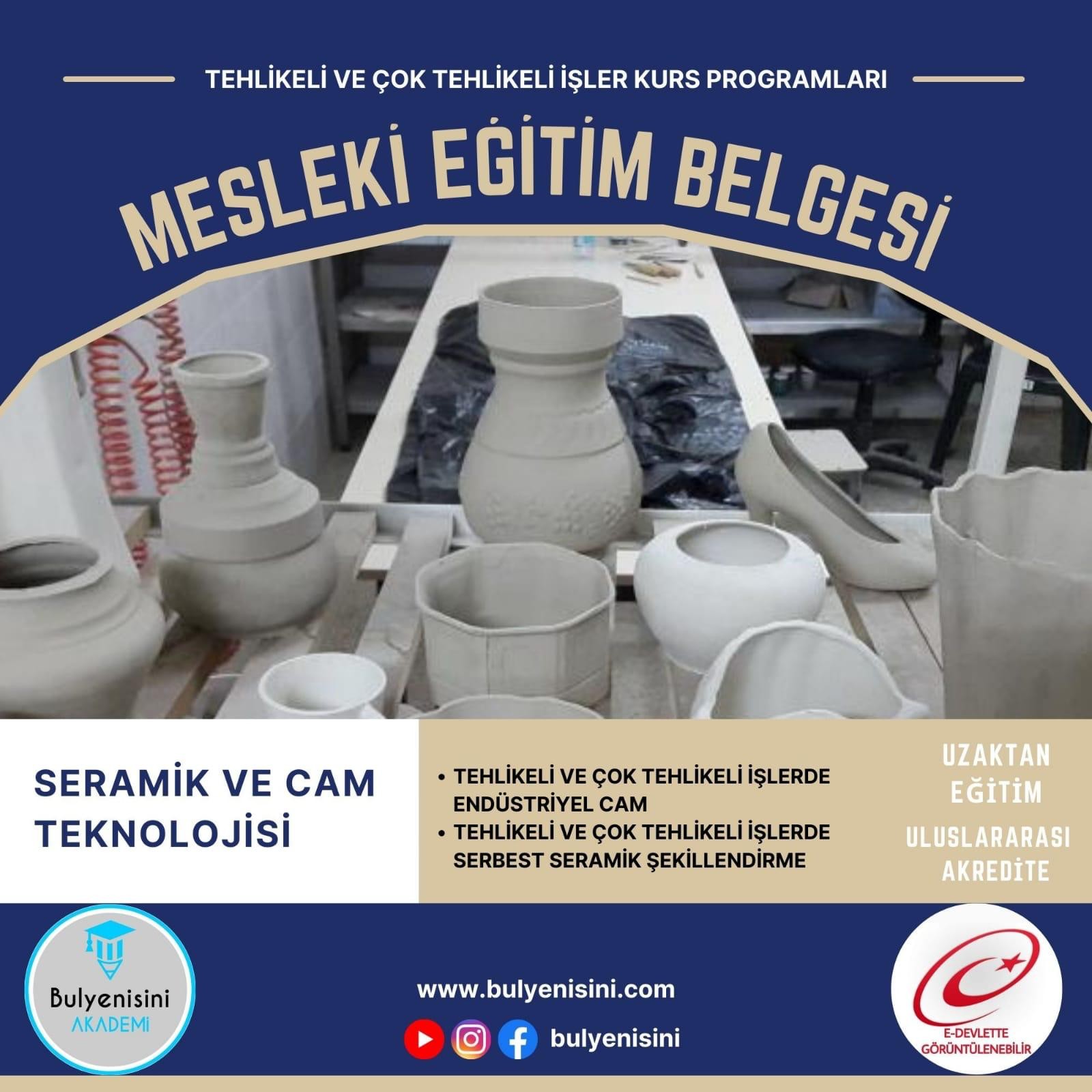 Tehlikeli Ve Çok Tehlikeli İşlerde Serbest Seramik Şekillendirme