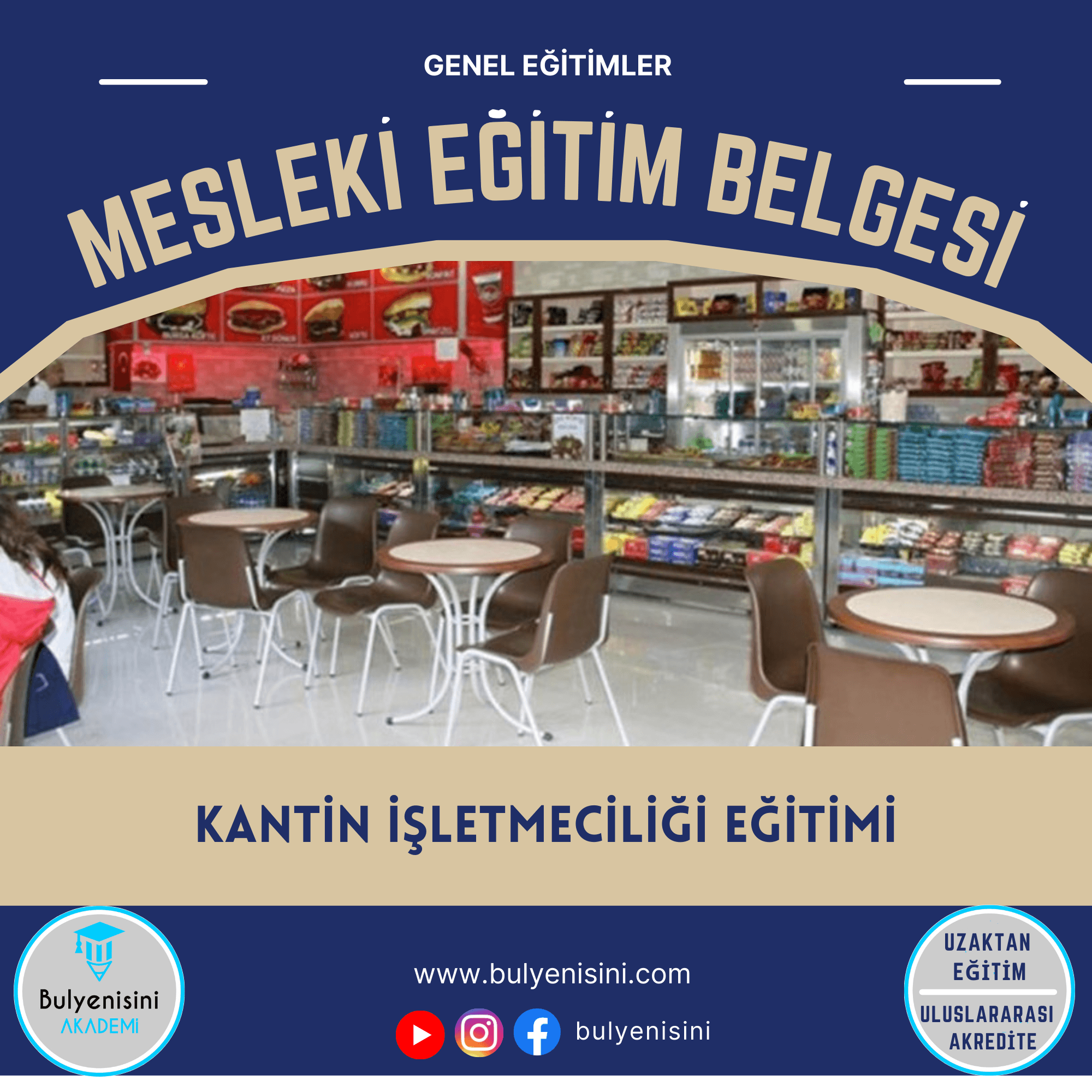 113 Saatlik Kantin İşletmeciliği Eğitimi