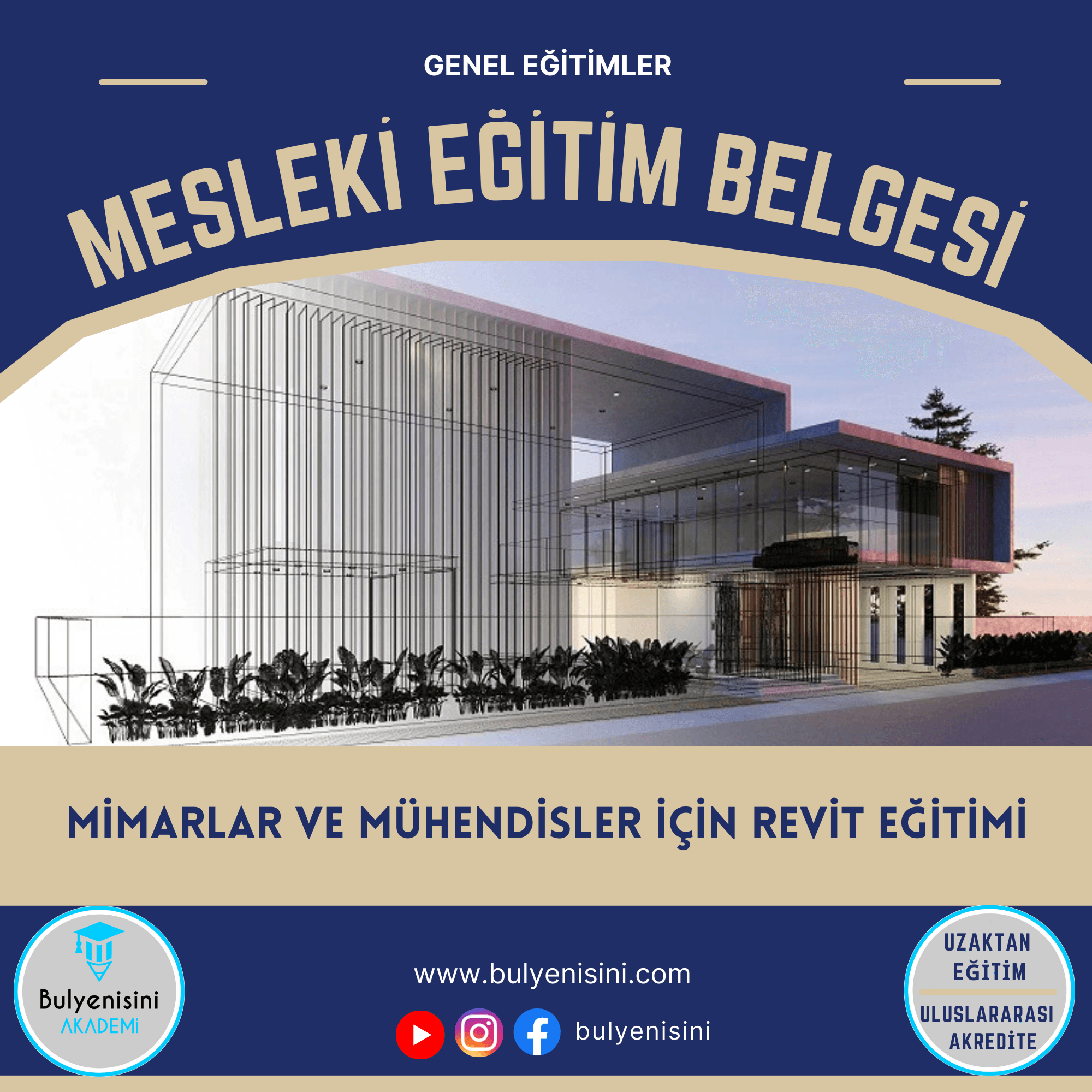 120 Saat MİMARLAR VE MÜHENDİSLER İÇİN REVİT EĞİTİMİ