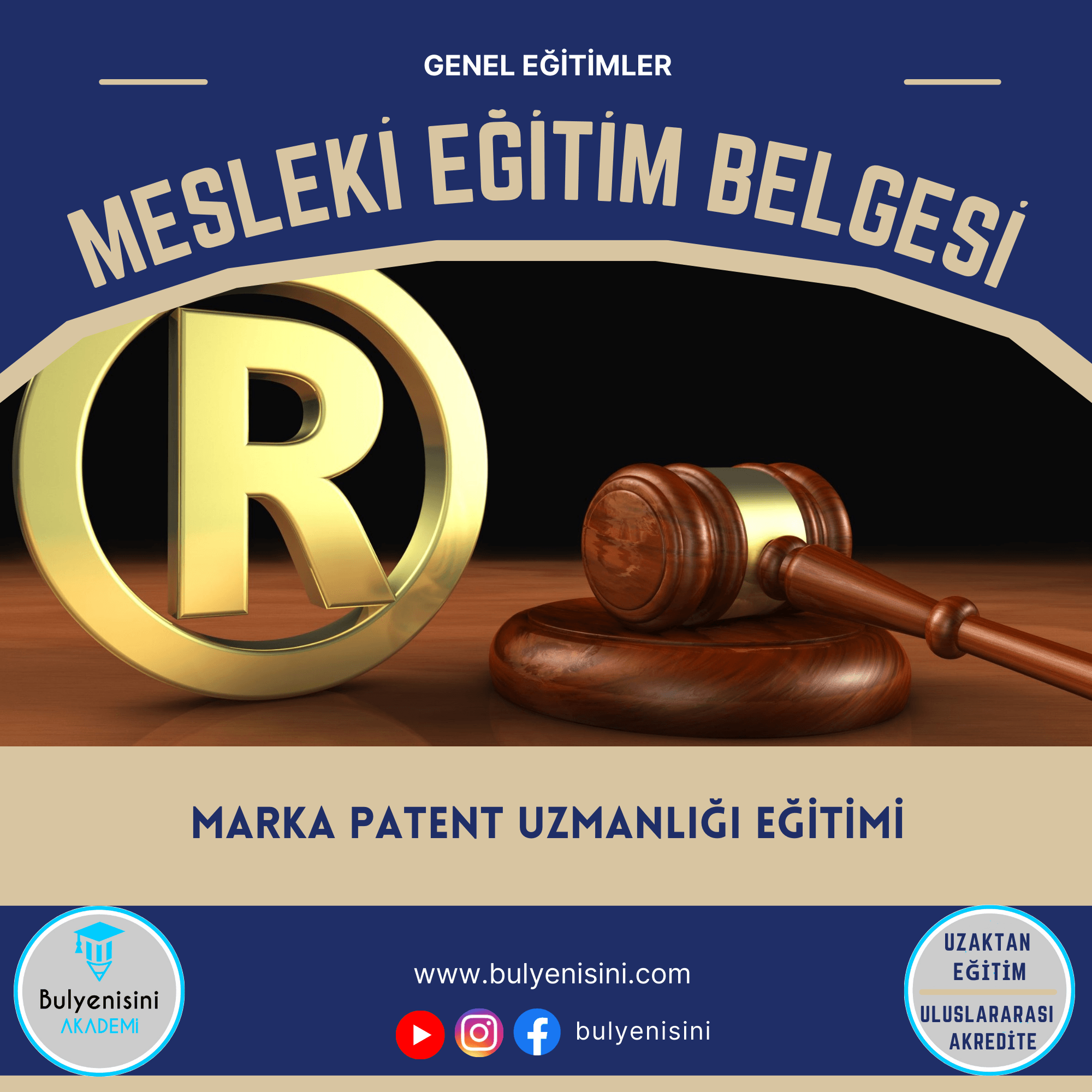 120 Saat MARKA PATENT UZMANLIĞI EĞİTİMİ