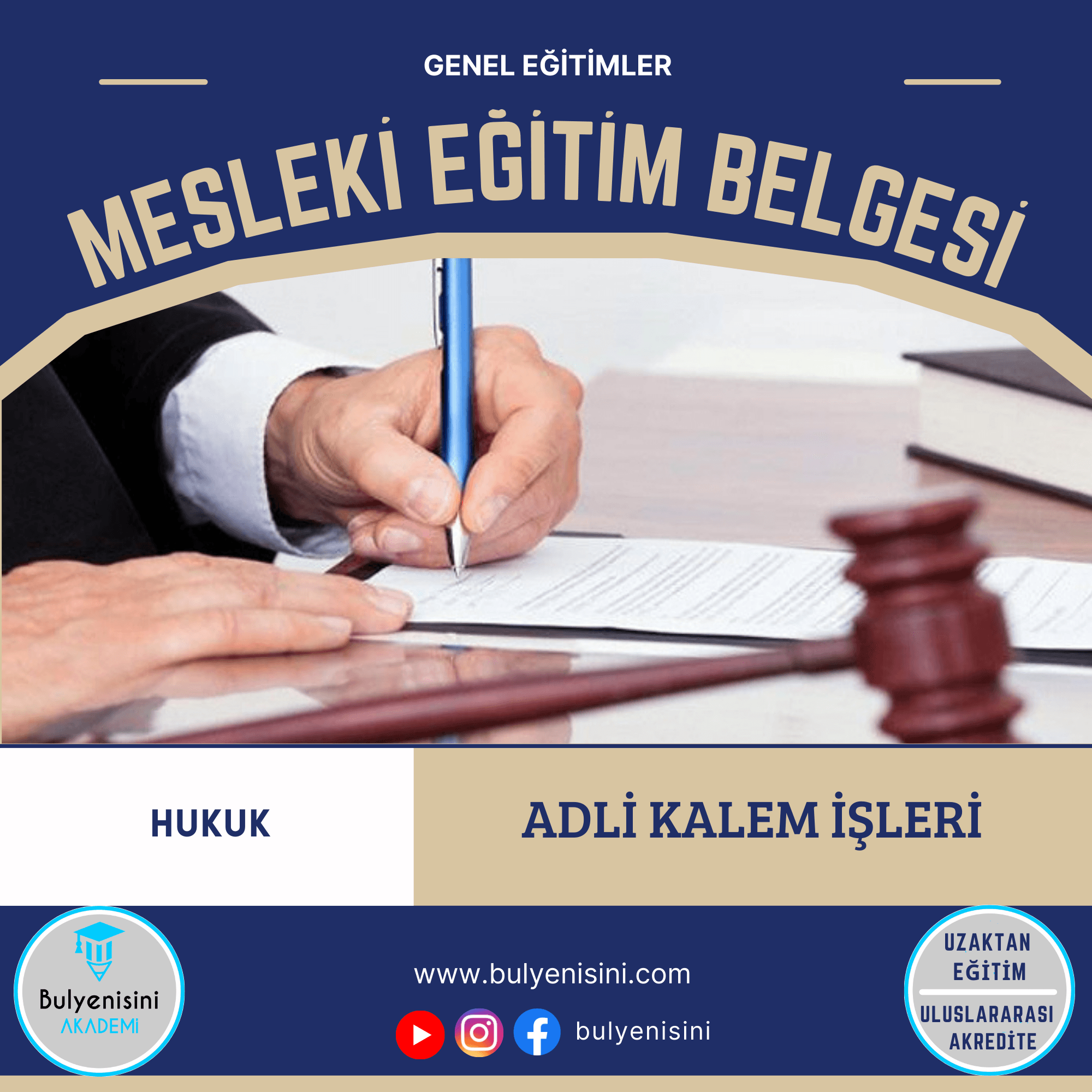 Adli Kalem İşleri Sertifika Programı