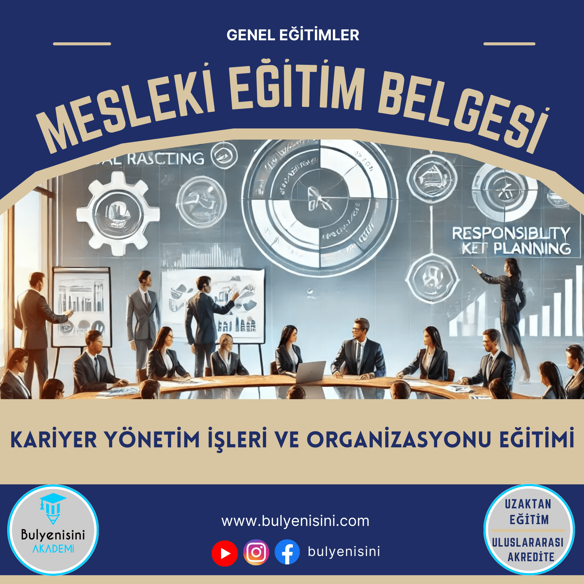 Kariyer Yönetim İşleri Ve Organizasyonu Eğitimi 120 Saat