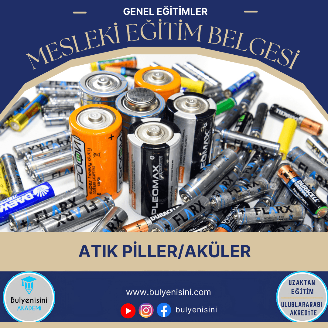 Atık Piller/Aküler Sertifika Programı