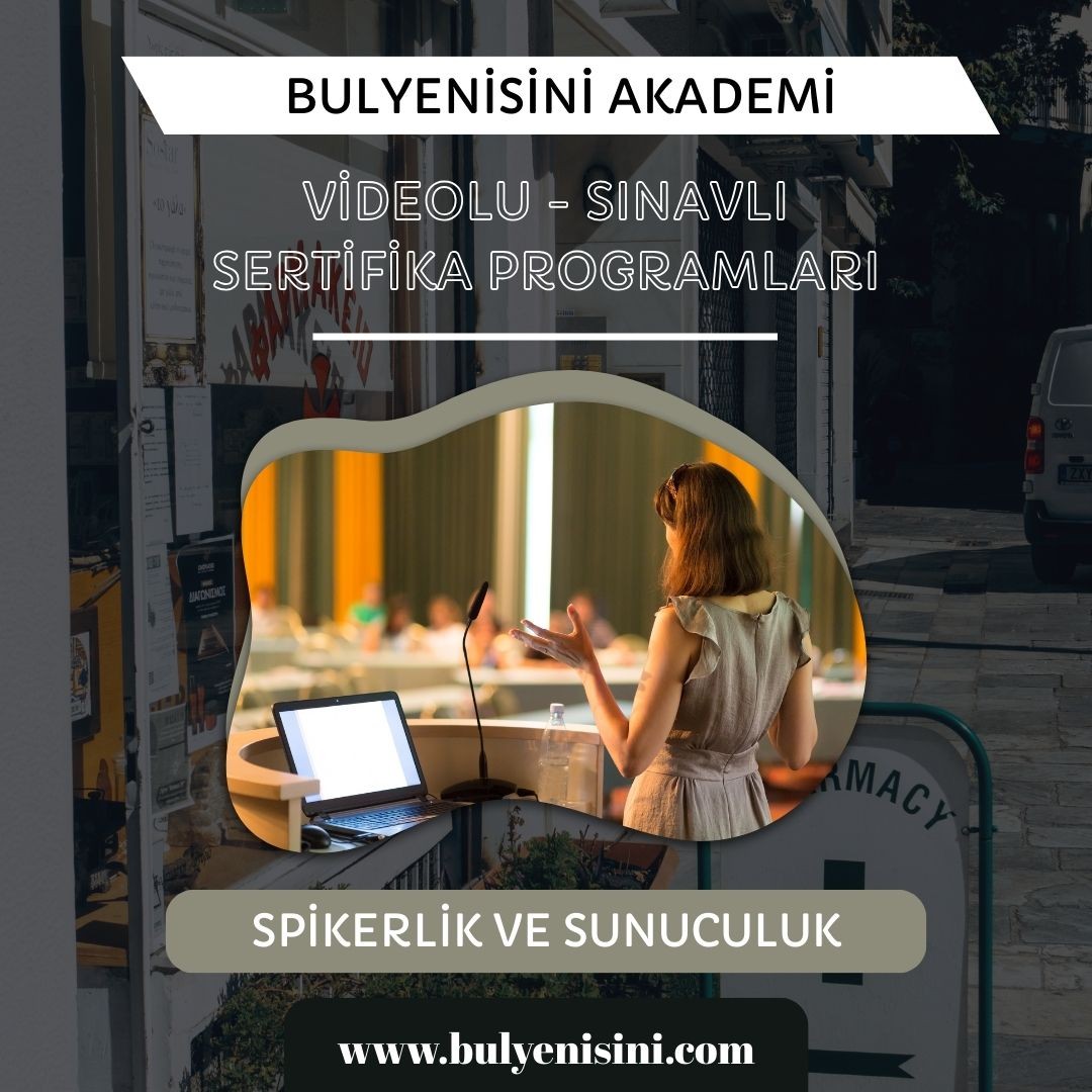 Çevrimiçi Sınavlı Spikerlik Ve Sunuculuk