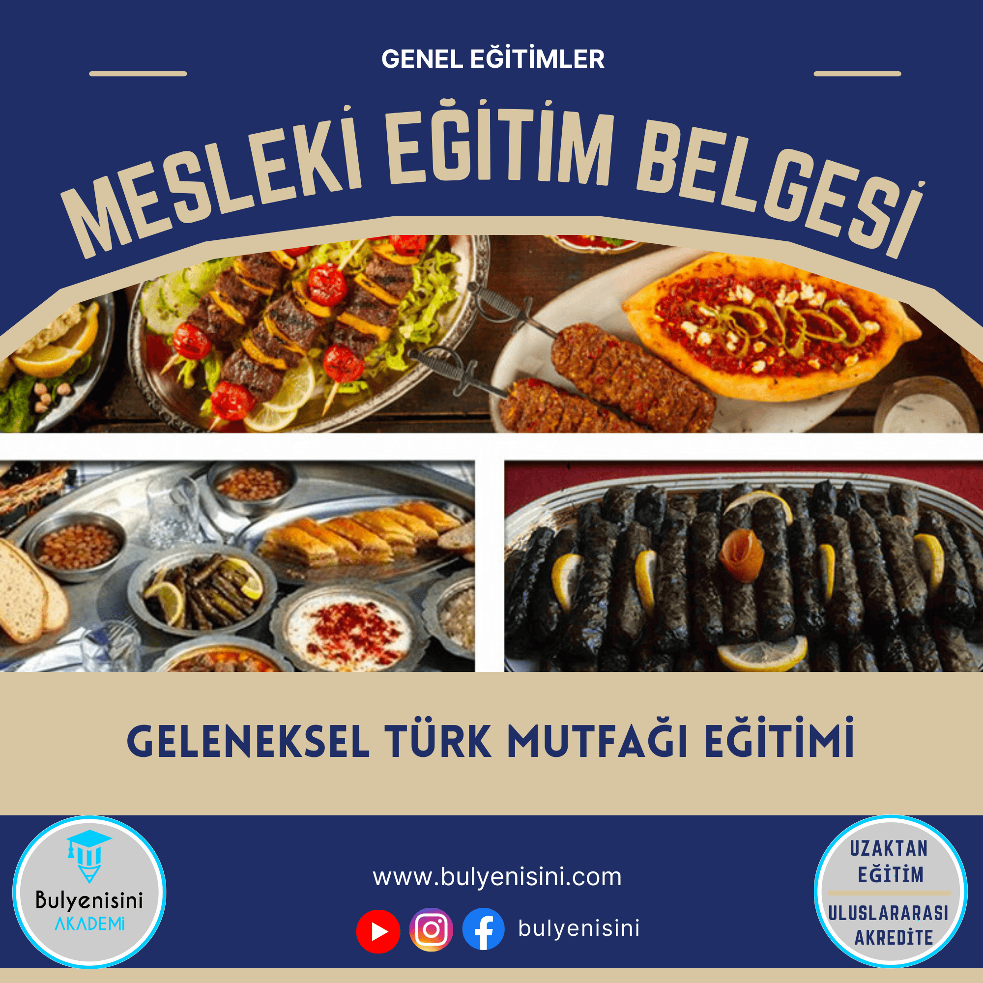 Geleneksel Türk Mutfağı Eğitimi 400 Saat