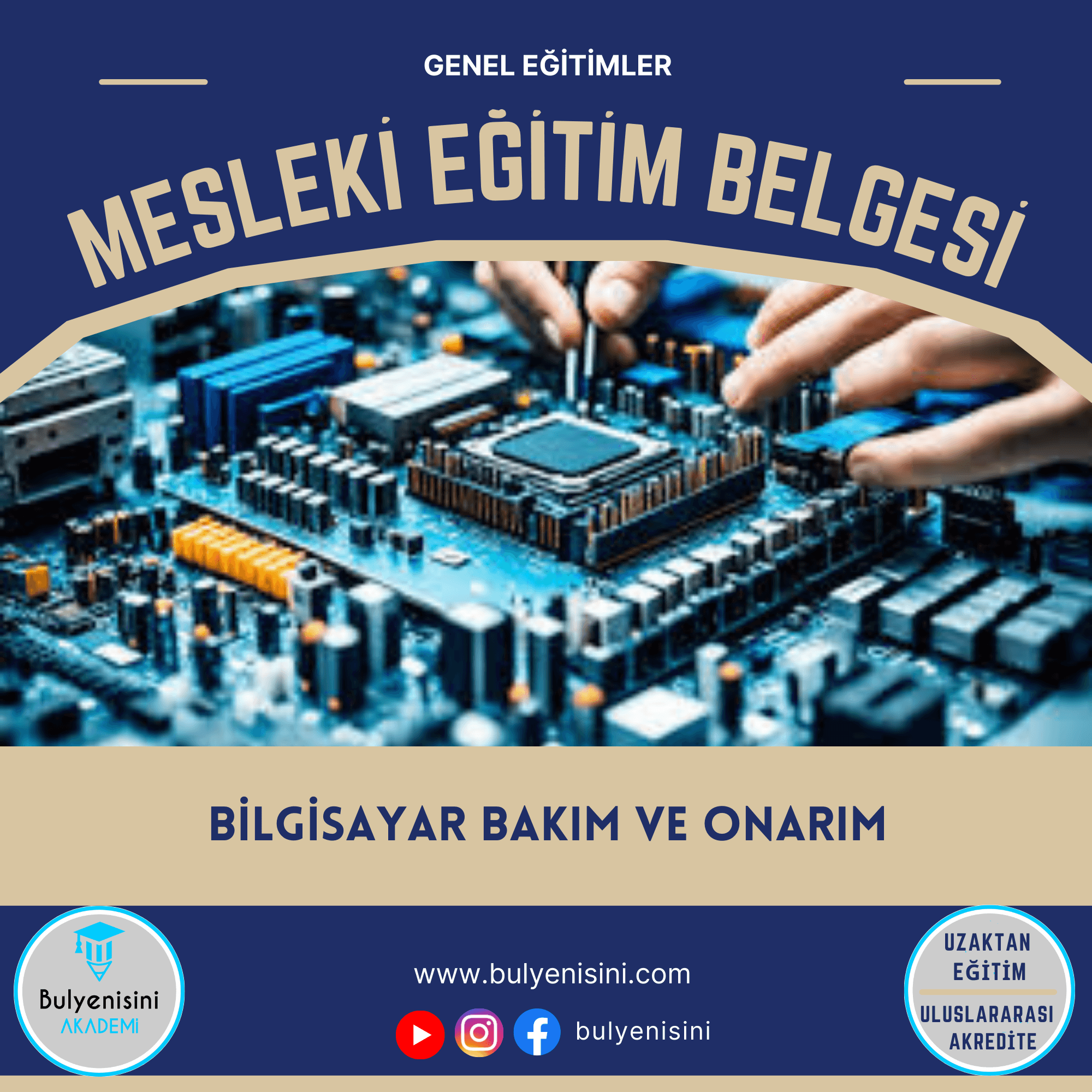 120 SAATLİK BİLGİSAYAR BAKIM VE ONARIM EĞİTİMİ