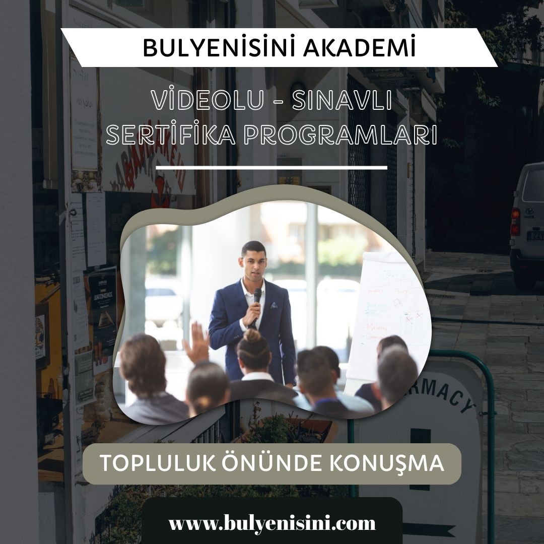 Çevrimiçi Sınavlı Topluluk Önünde Konuşma