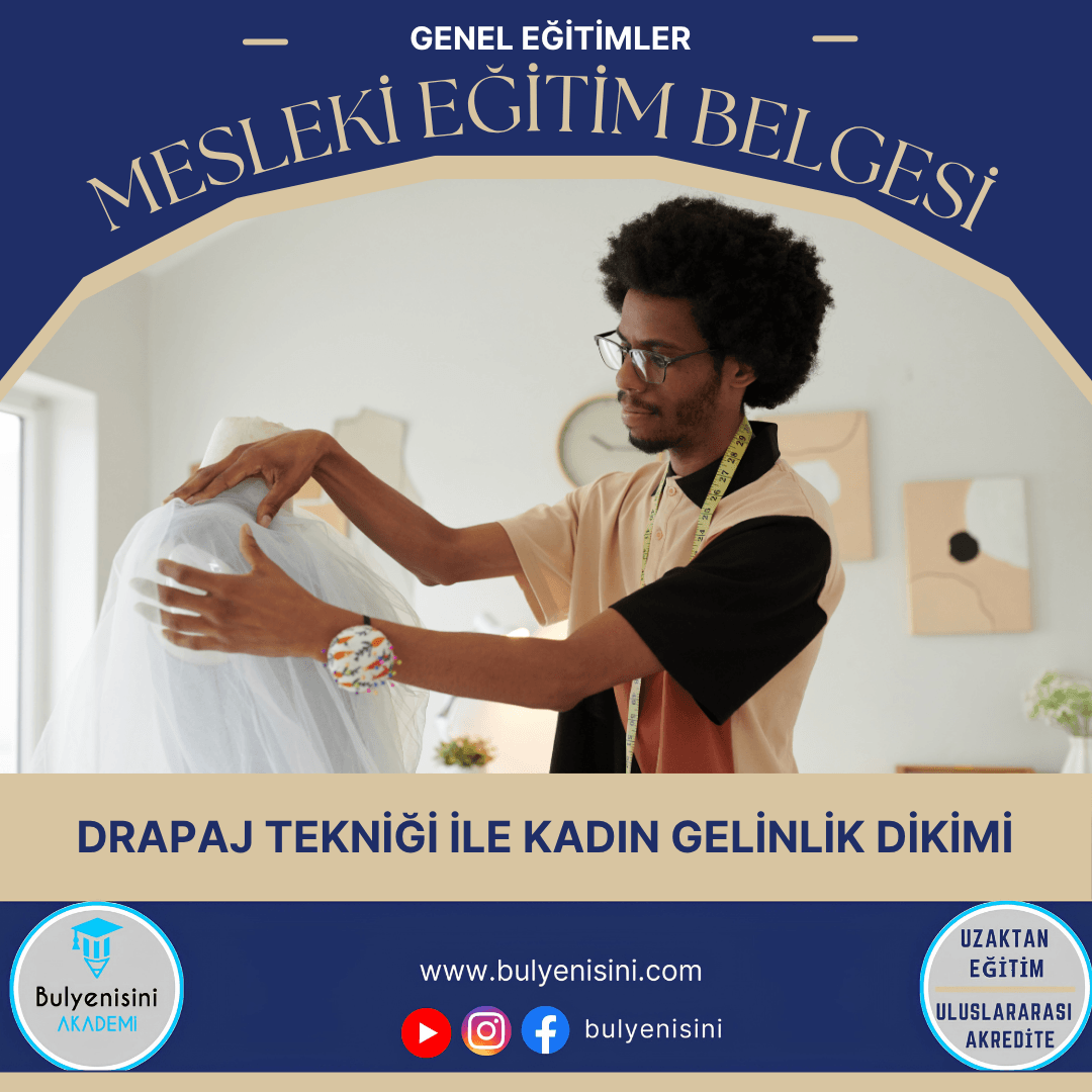 Drapaj Tekniği İle Kadın Gelinlik Dikimi