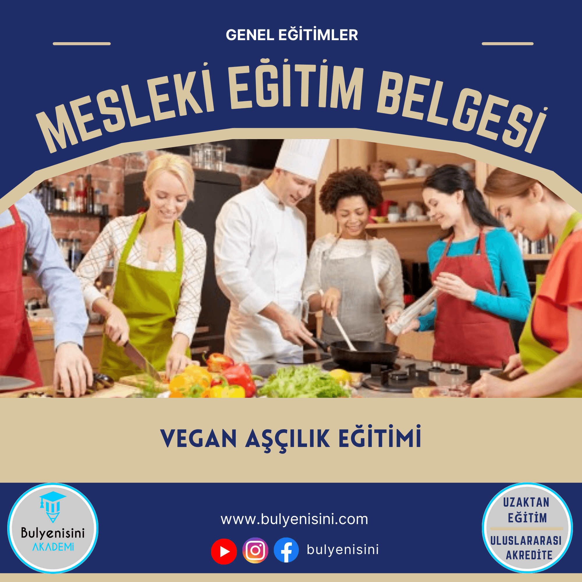96 Saatlik Vegan Aşçılık Eğitimi