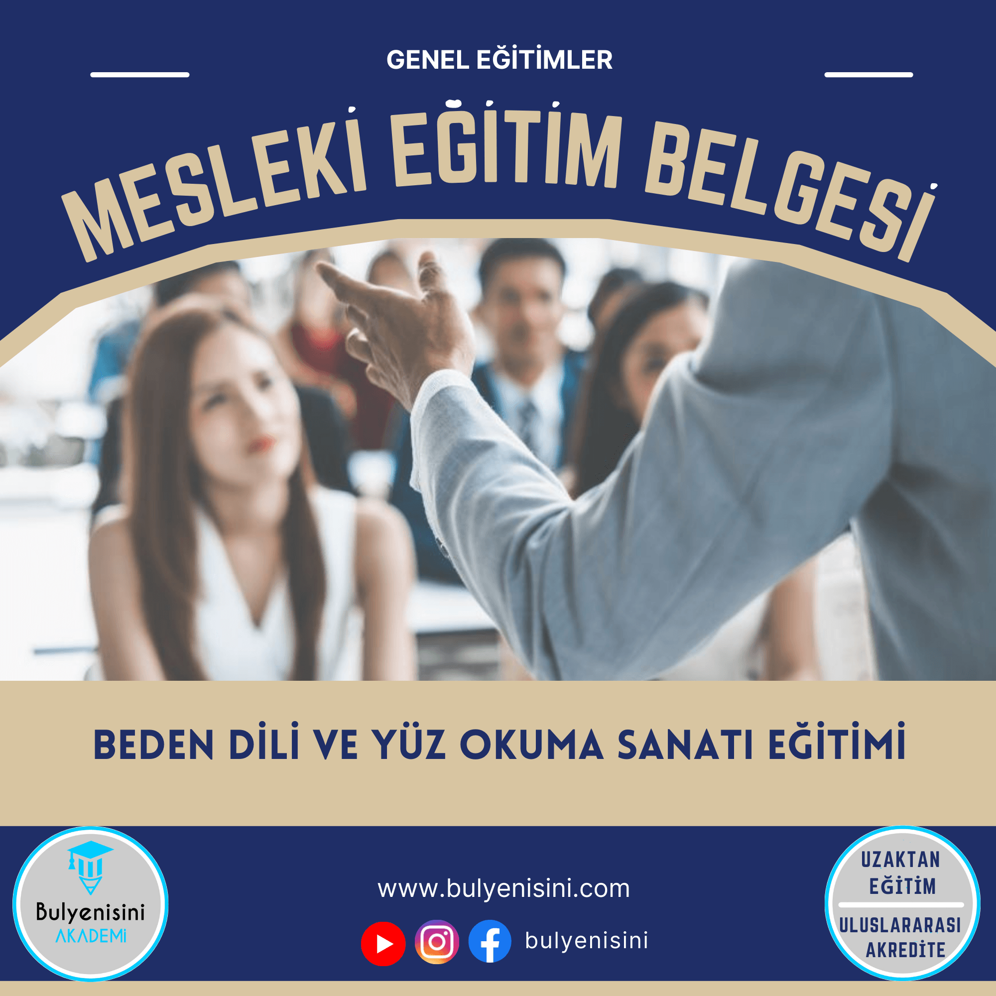 120 Saatlik Beden Dili Ve Yüz Okuma Sanatı Eğitimi