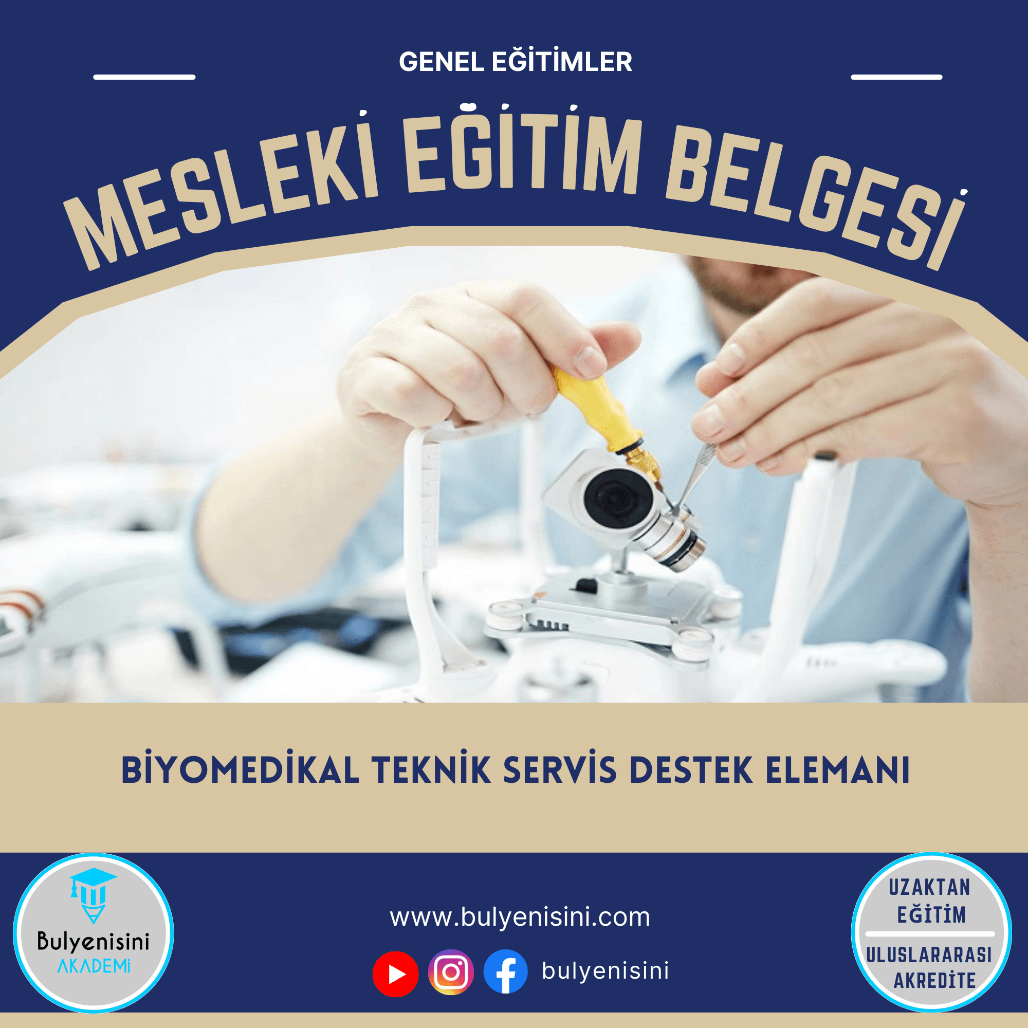 516 SAAT BİYOMEDİKAL TEKNİK SERVİS DESTEK ELEMANI EĞİTİMİ