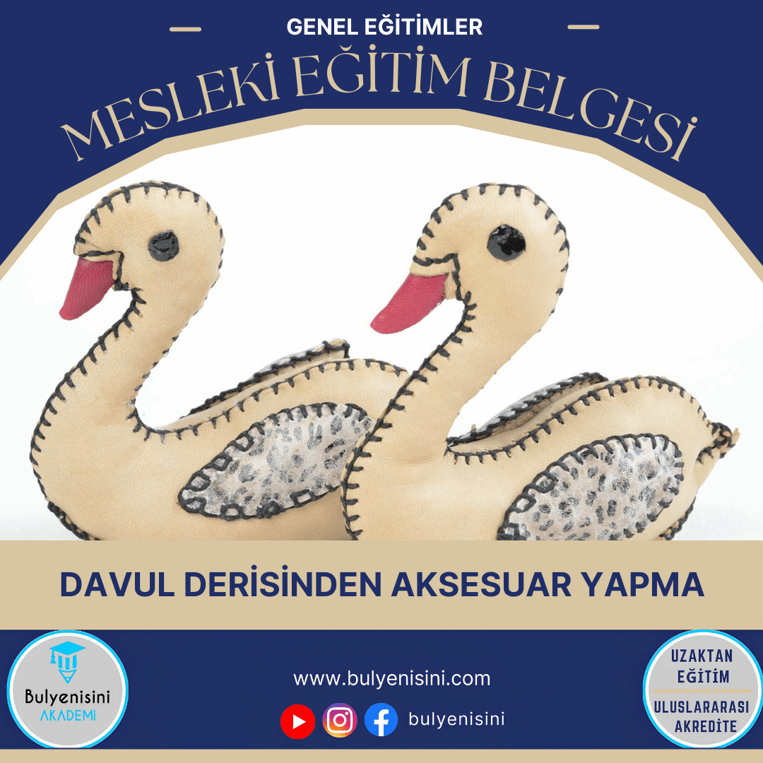Davul Derisinden Aksesuar Yapma Sertifika Programı