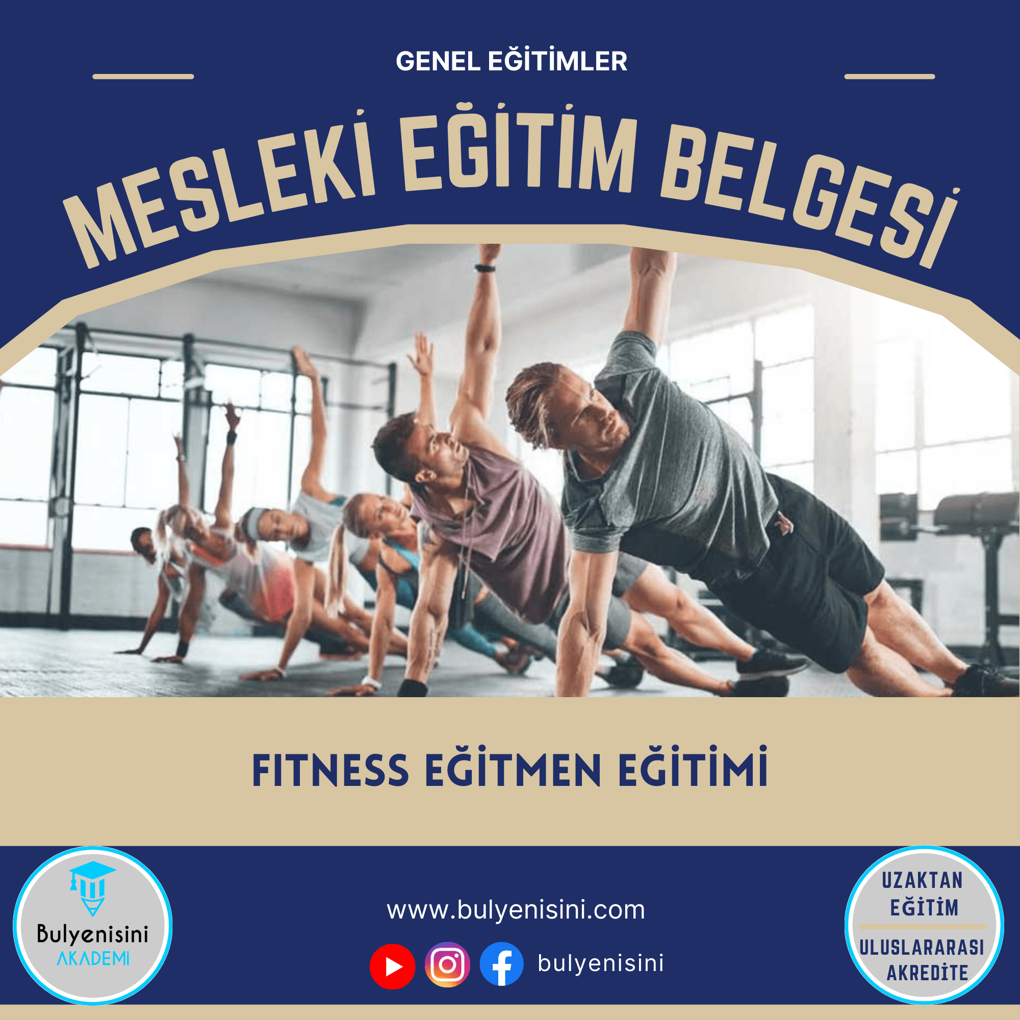 96 Saatlik Fitness Eğitmenliği Eğitimi