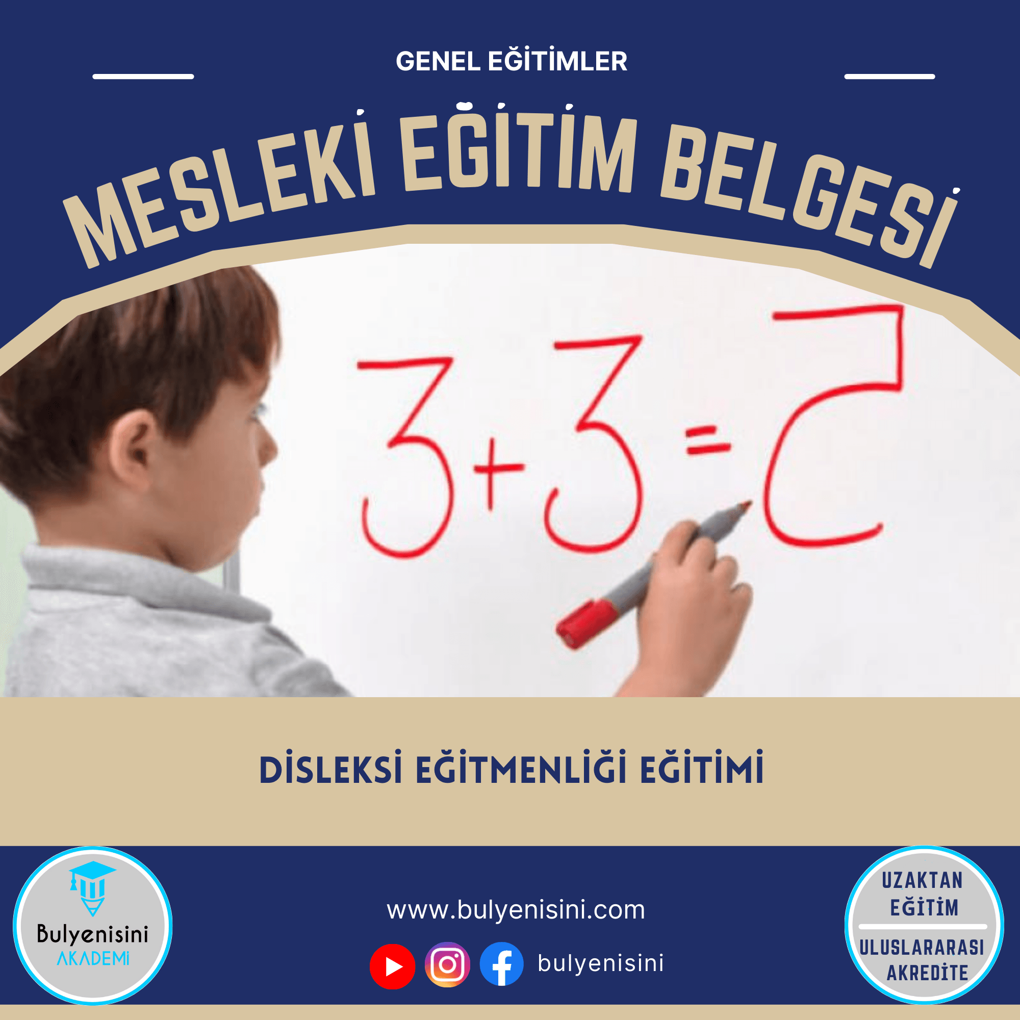Disleksi Eğitmen Eğitimi 160 Saat