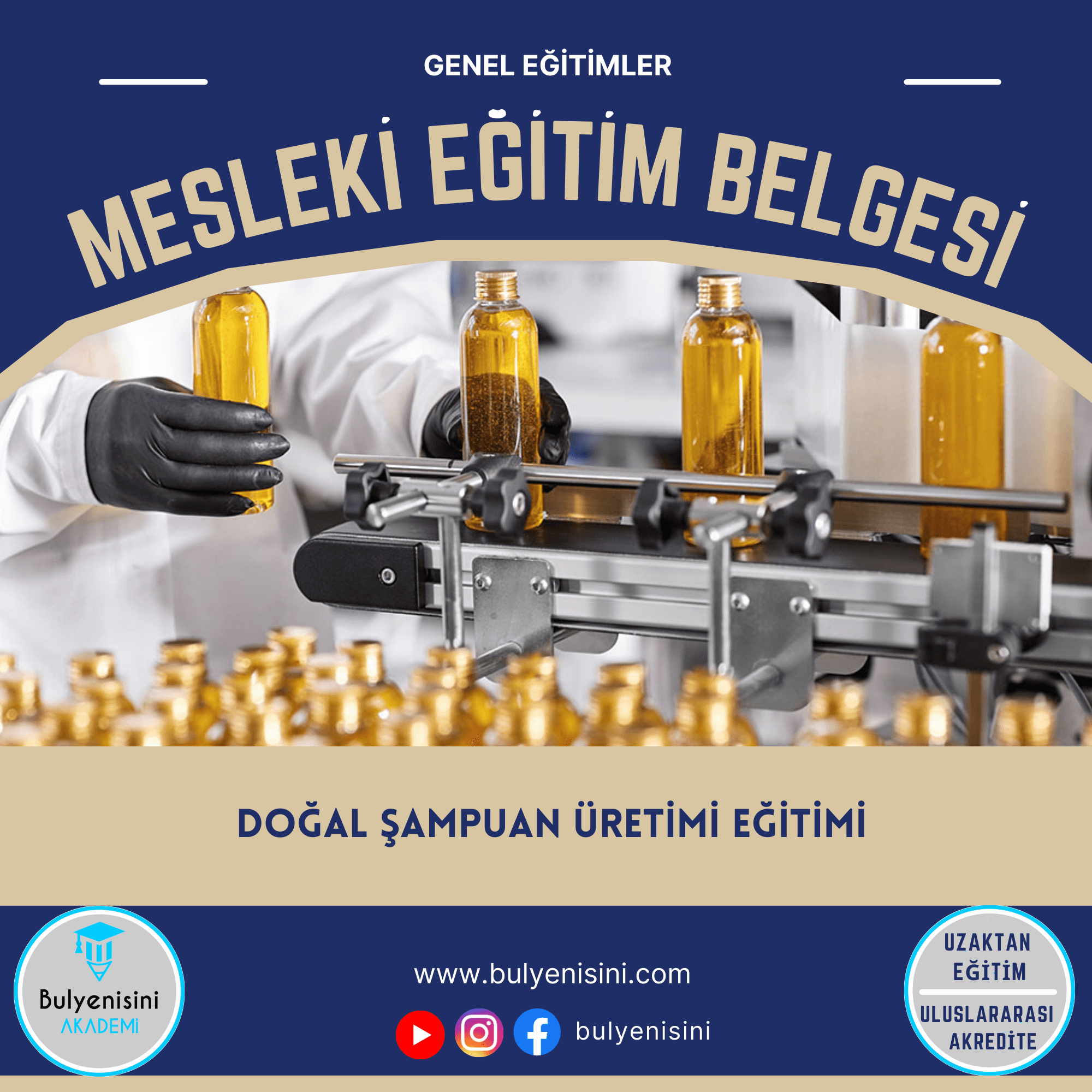 120 Saatlik Doğal Şampuan Üretimi Eğitimi