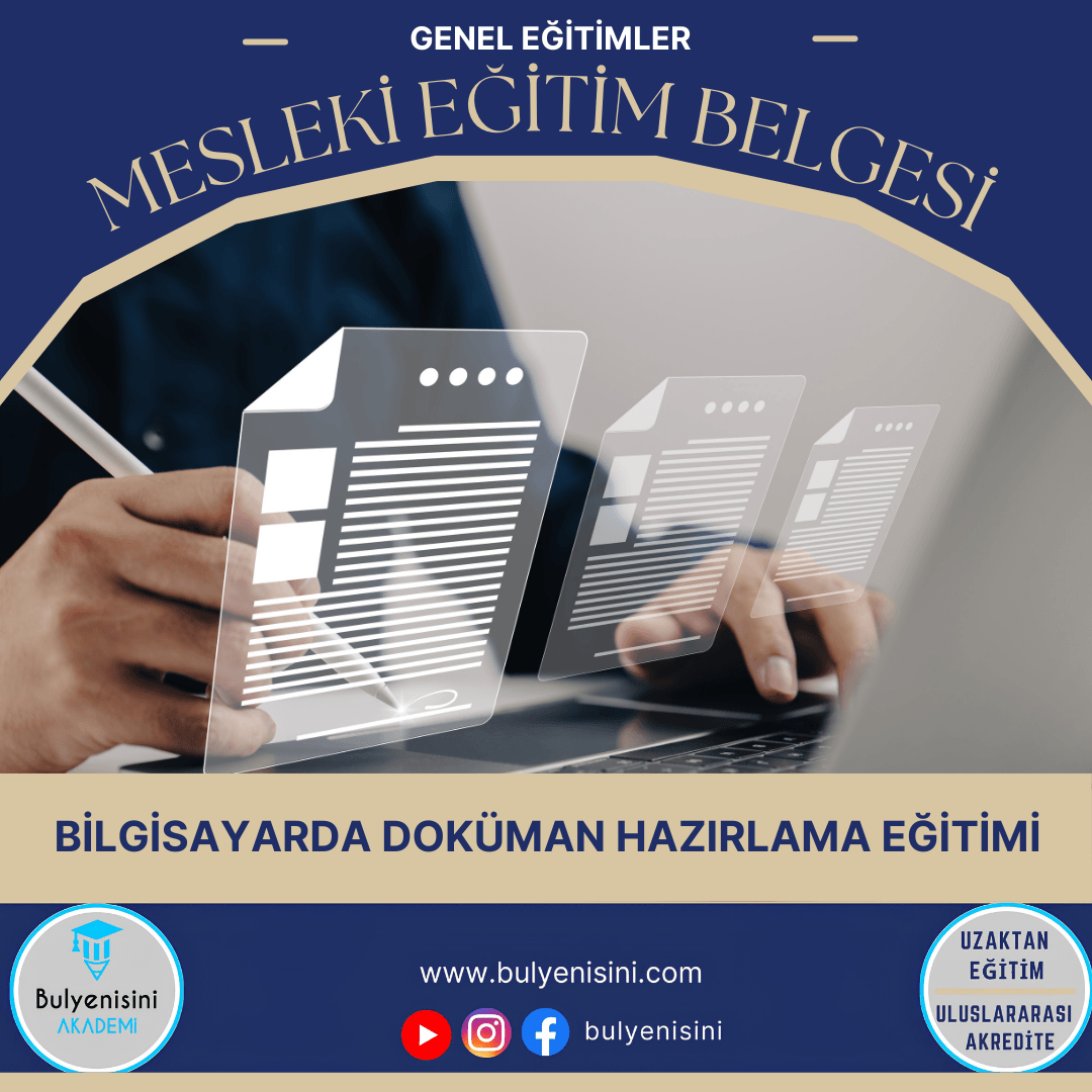 Bilgisayarda Doküman Hazırlama