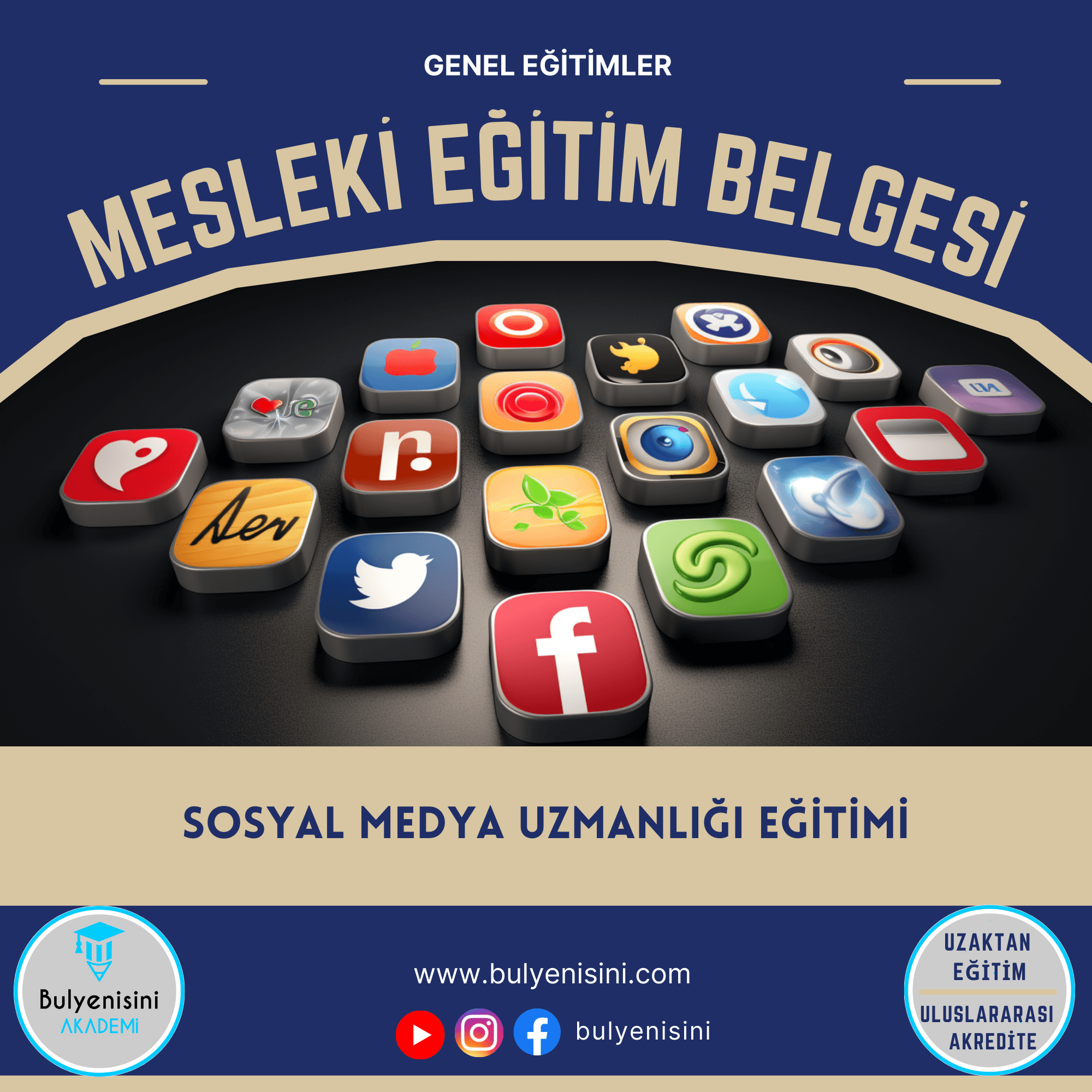 Sosyal Medya Uzmanlığı Eğitimi 160 Saat