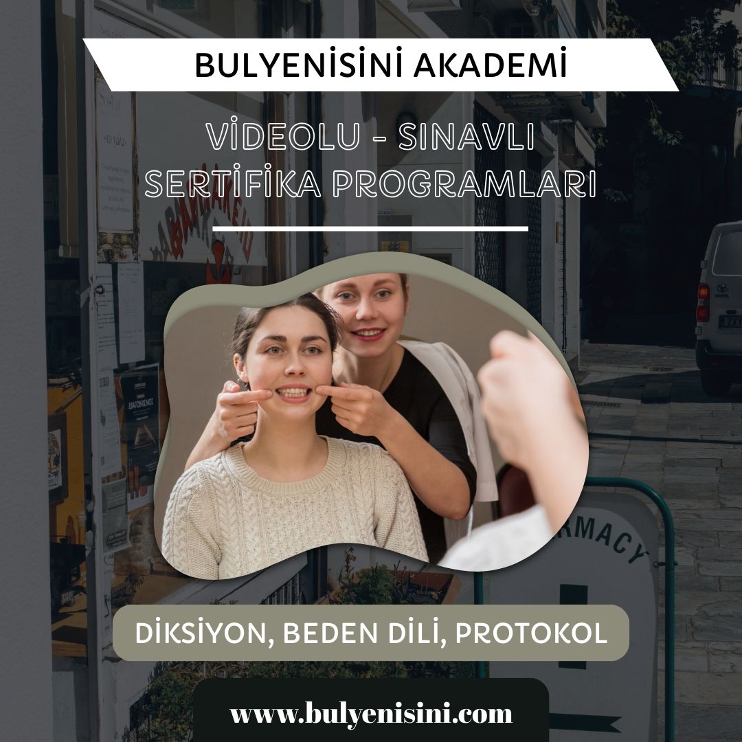 Çevrimiçi Sınavlı Diksiyon, Beden Dili, Protokol