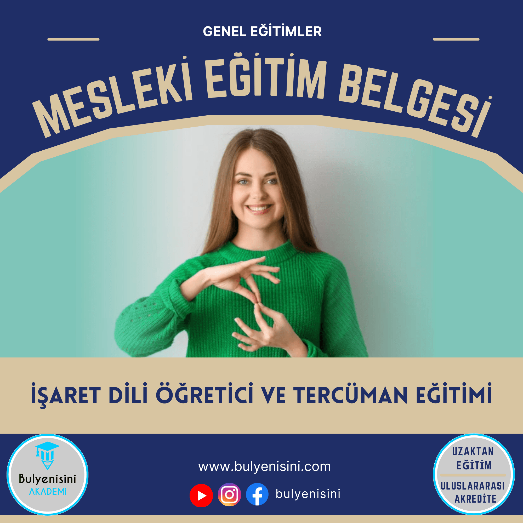 İşaret Dili Öğretici Ve Tercüman Eğitimi 210 Saat