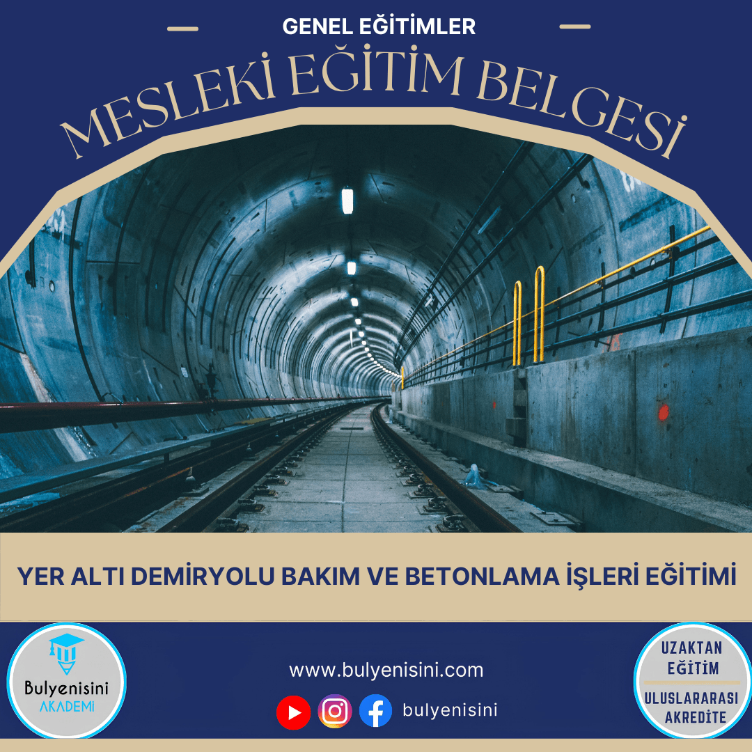 40 Saatlik Yer Altı Demiryolu Bakım Ve Betonlama İşleri