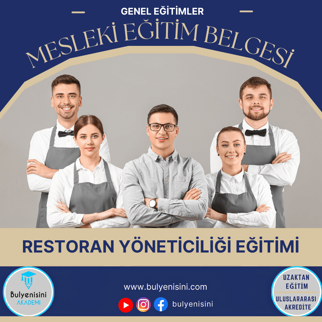 72 Saatlik Restoran Yöneticiliği Eğitimi