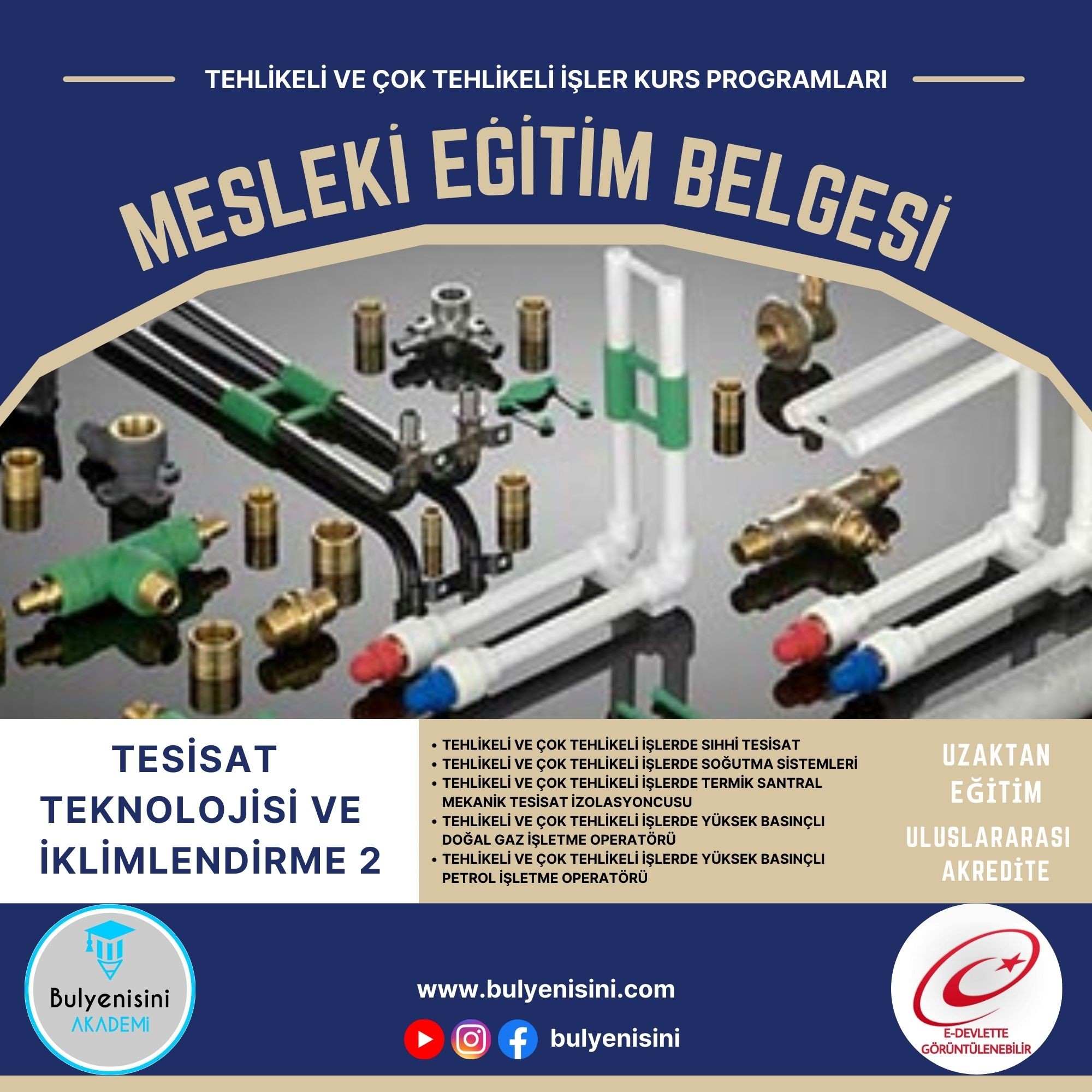 40 SAAT ISITMA TESİSATI EĞİTİMİ - TÇTİ