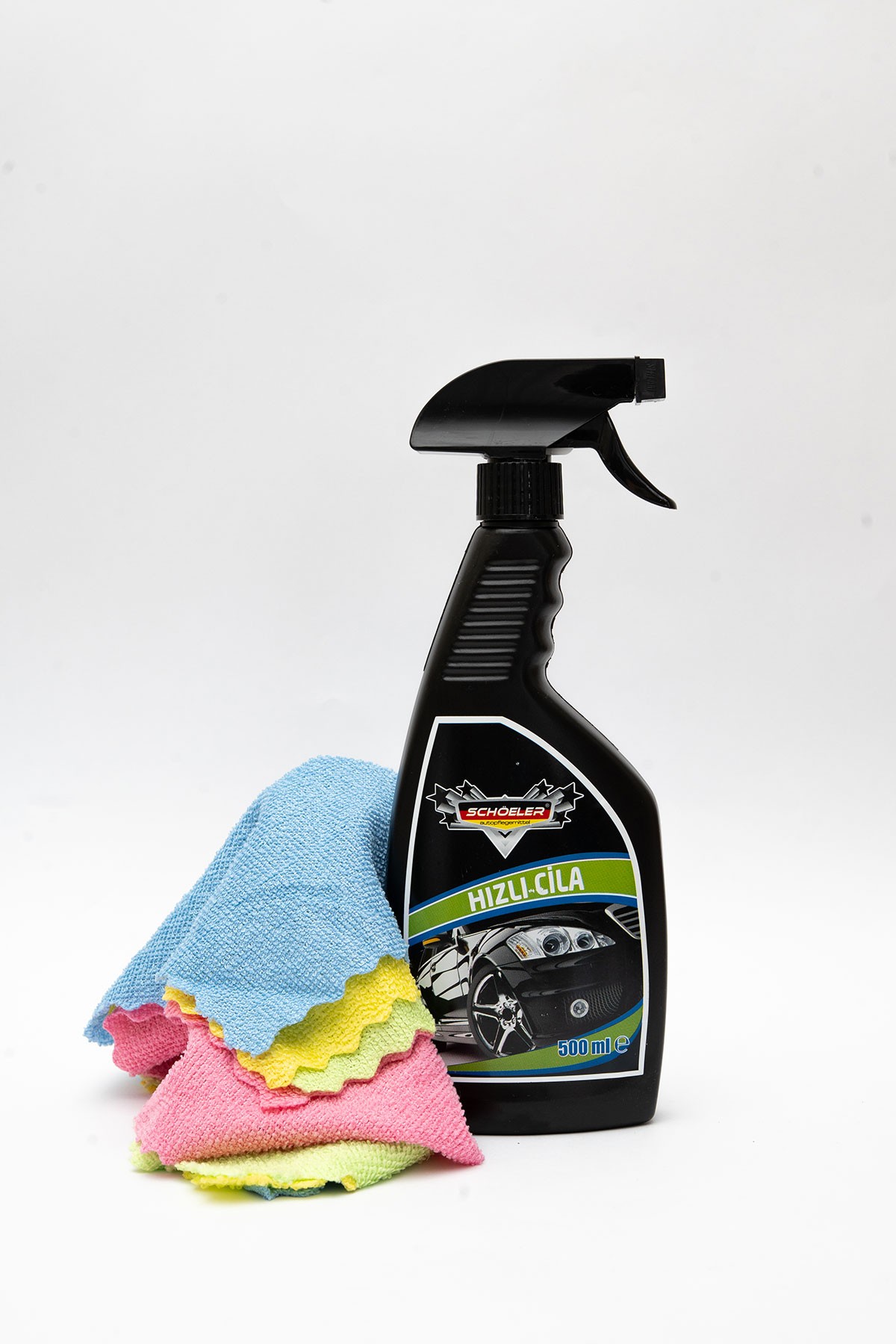 Hızlı Cila 500ML ve Microfiber 4 lü Bez Parlatma Seti