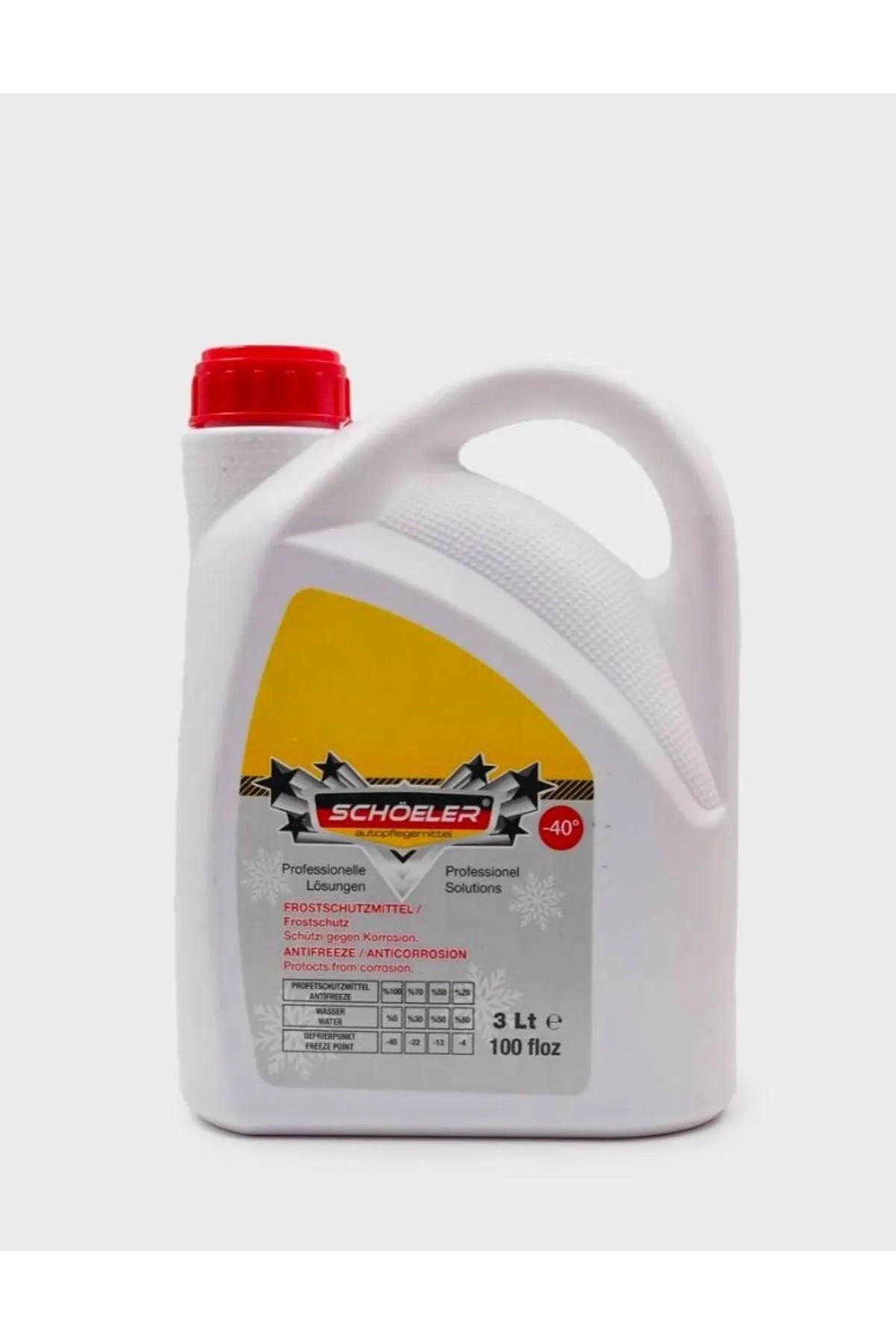 Schöller Kırmızı Antifriz 3 lt - 40