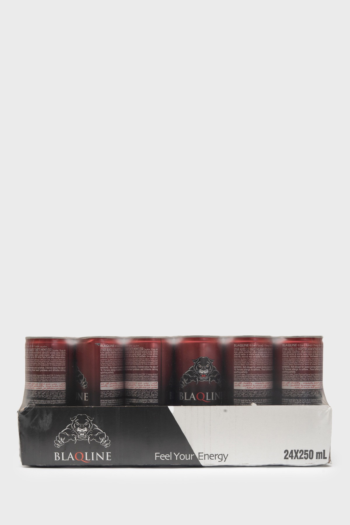 BLAQLINE ENERGY DRINK 25 CL 24 ADET