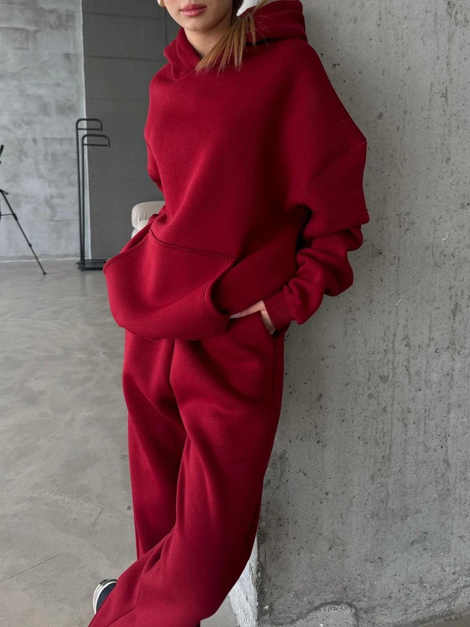 Jegass 3 İplik Şardonlu Oversize Sweatshirt