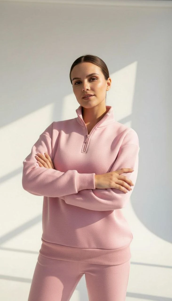 Jegass Kadın Sweatshirt 3 iplik