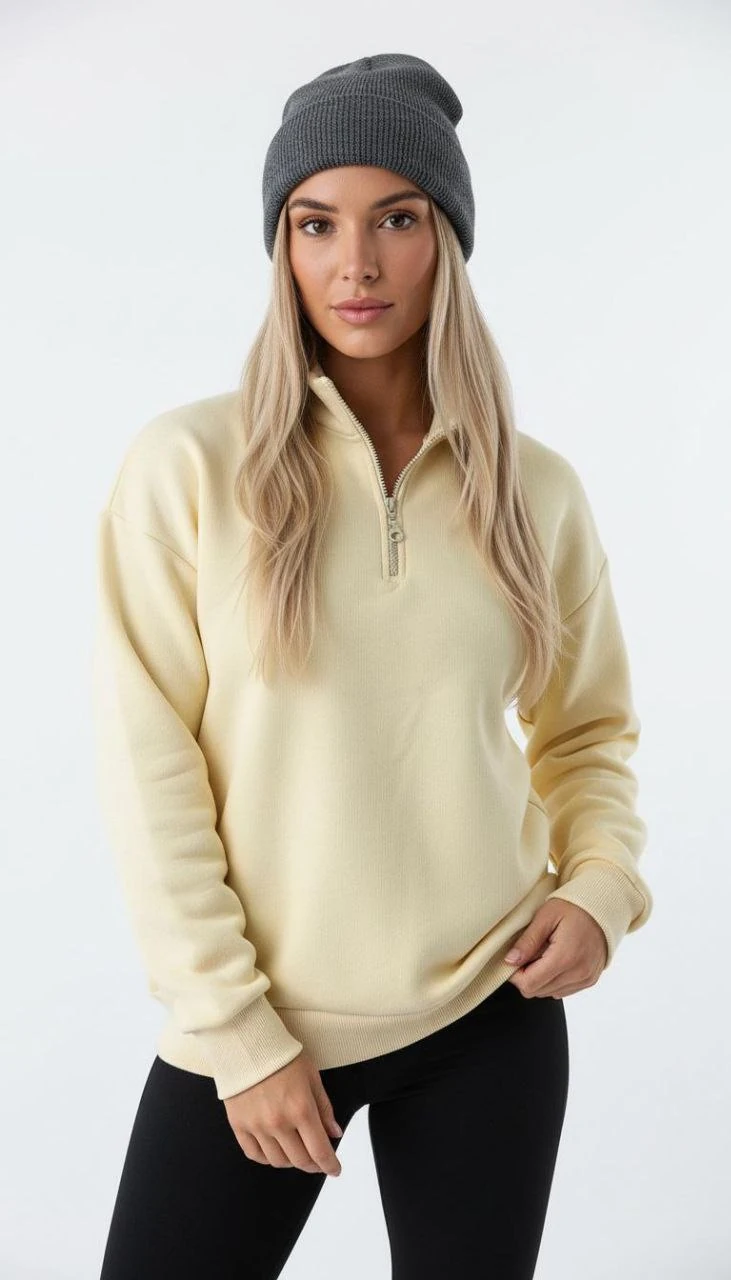 Jegass Kadın Sweatshirt 3 iplik