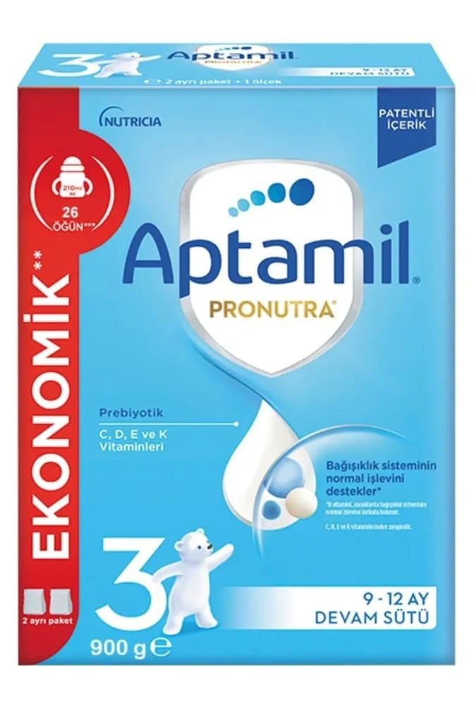 Aptamil Pronutra 3 Devam Sütü 900 gr - Ekonomik Paket