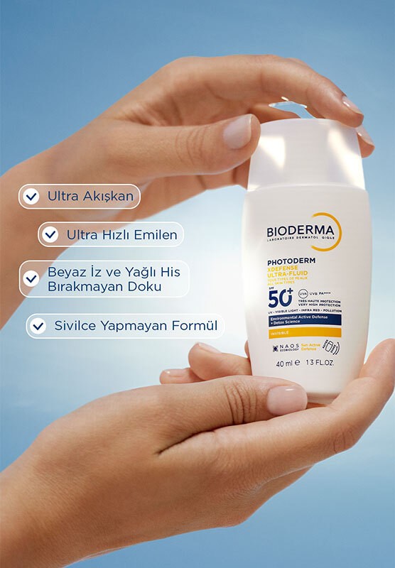 Bioderma Photoderm XDefense Spf50+ Tüm Cilt Tipleri İçin Renksiz Güneş Kremi 40 ml