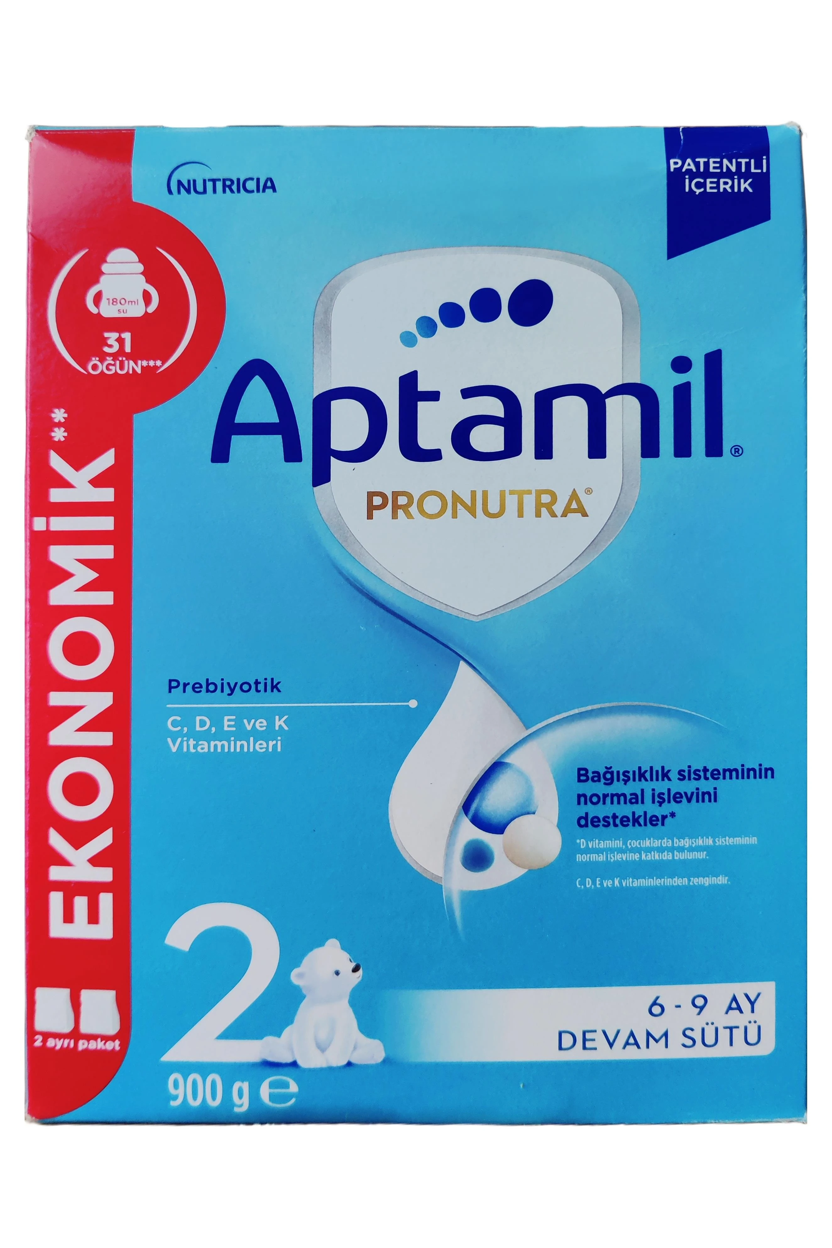 Aptamil Pronutra 2 Devam Sütü 900 gr