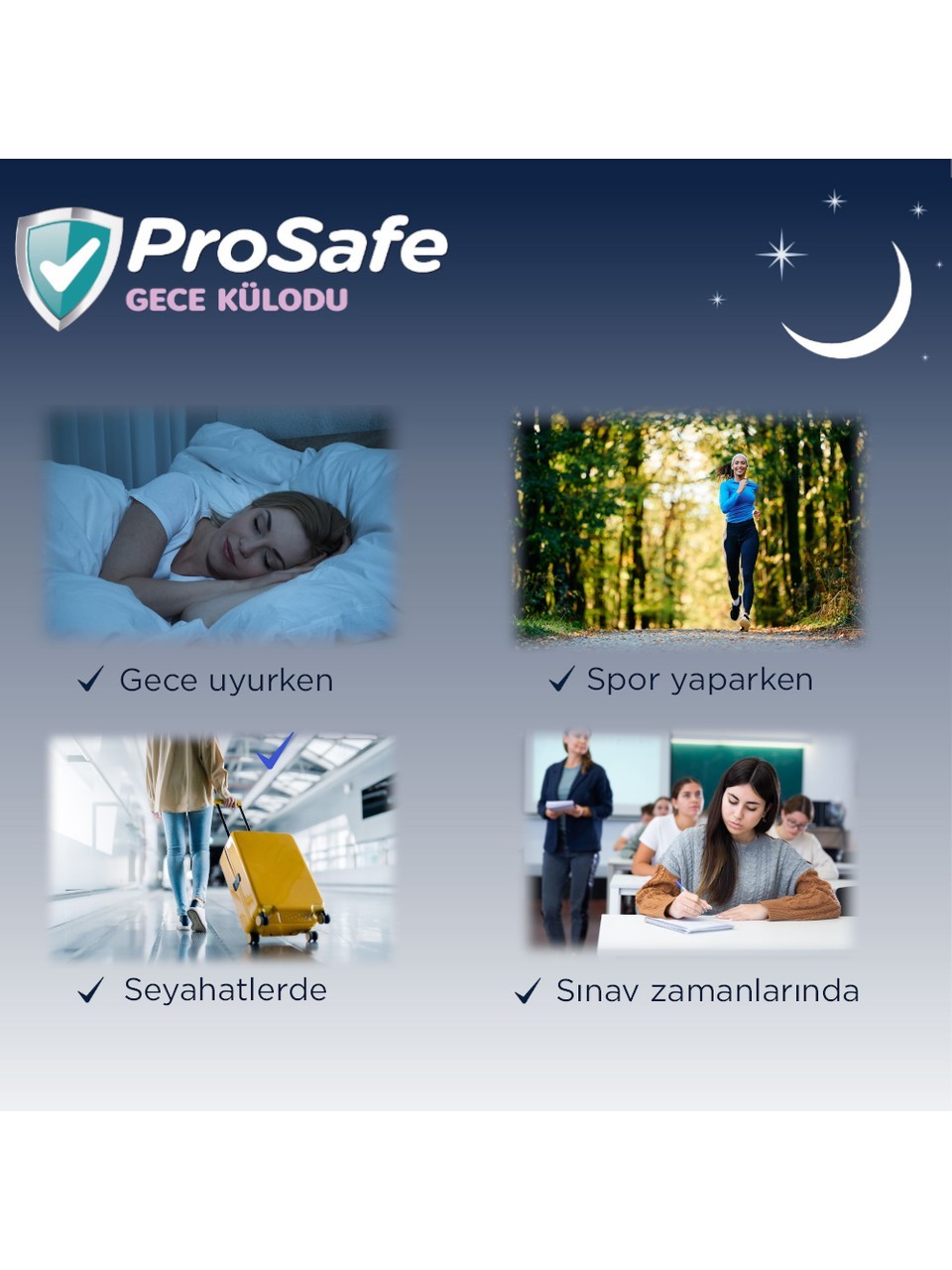 Prosafe Gece Külodu Yoğun Regl Dönemine Özel Gece Boyu Tam Koruma 2'li