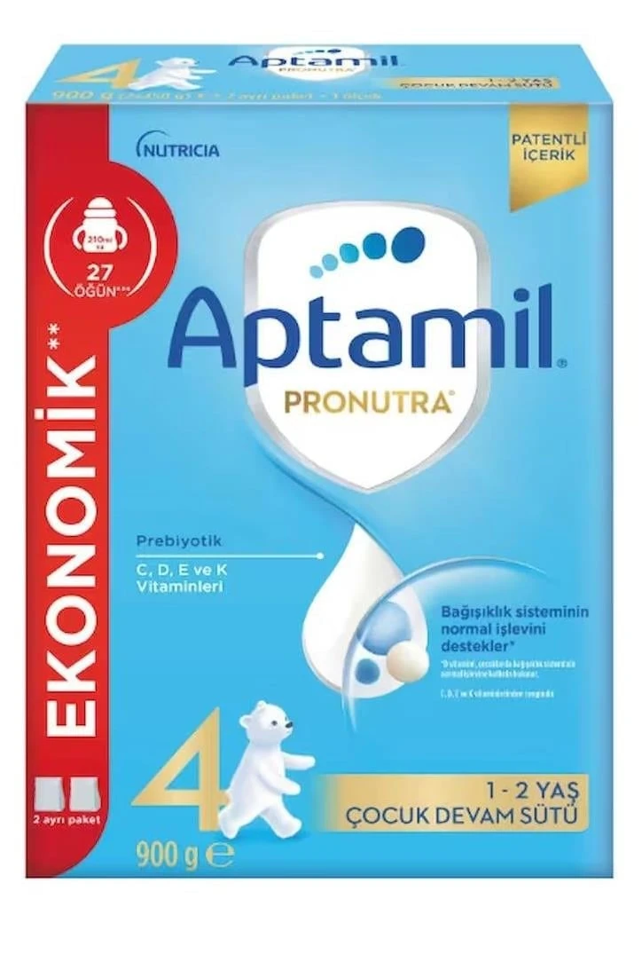Aptamil Pronutra 4 Devam Sütü 900 gr - Ekonomik Paket