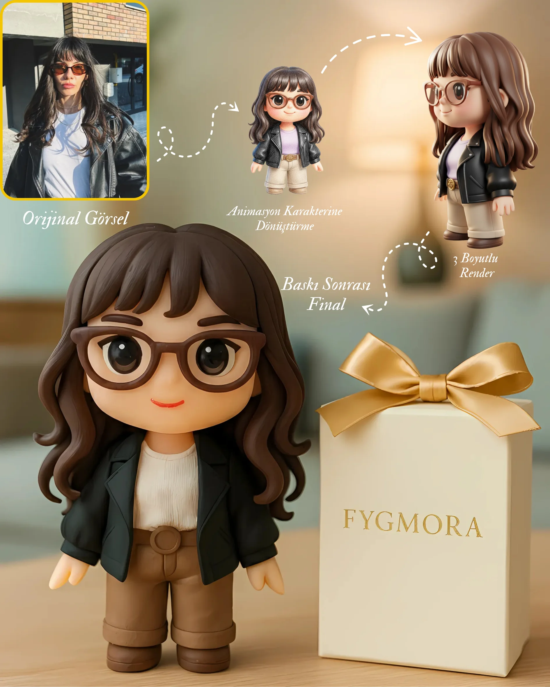 Kişiye Özel 3D Figür