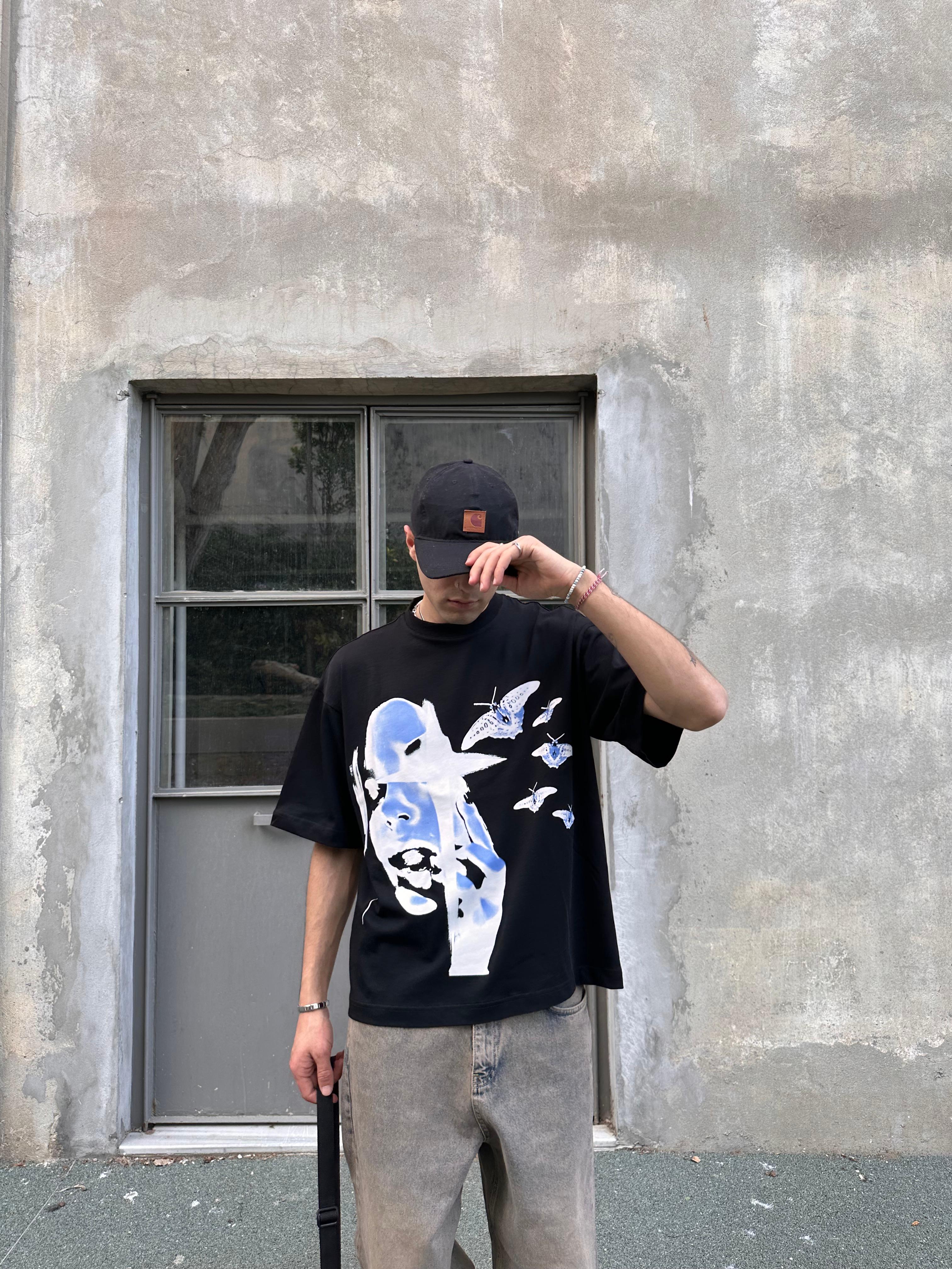 DASH baskılı oversize T-shirt