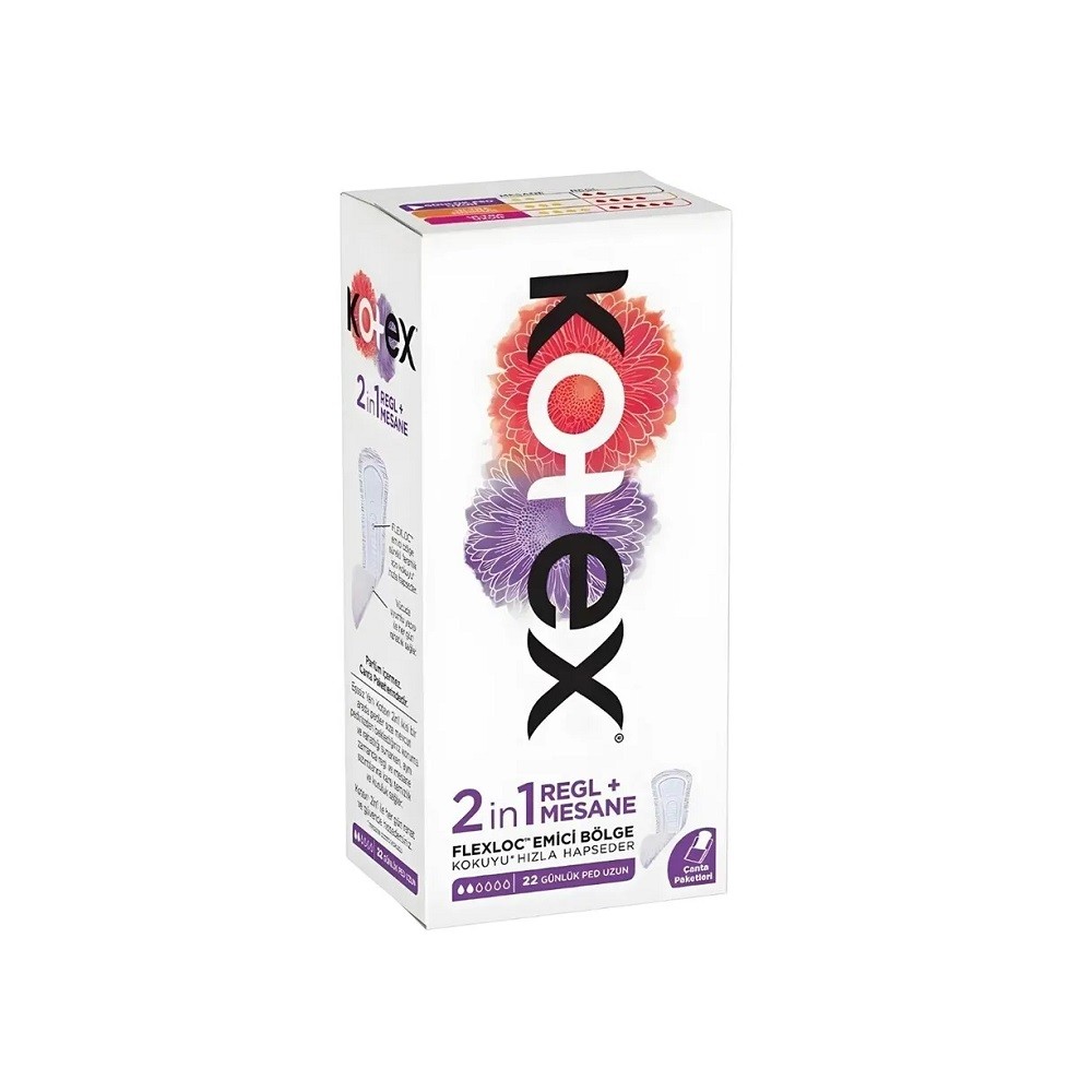 Kotex Mesane Ve Regl Ekstra Uzun Günlük Ped