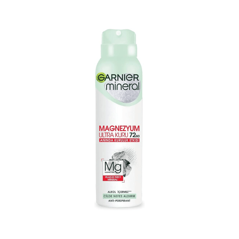 Garnier Mineral Magnezyum Ultra Kuru 72 Saat 150 mL