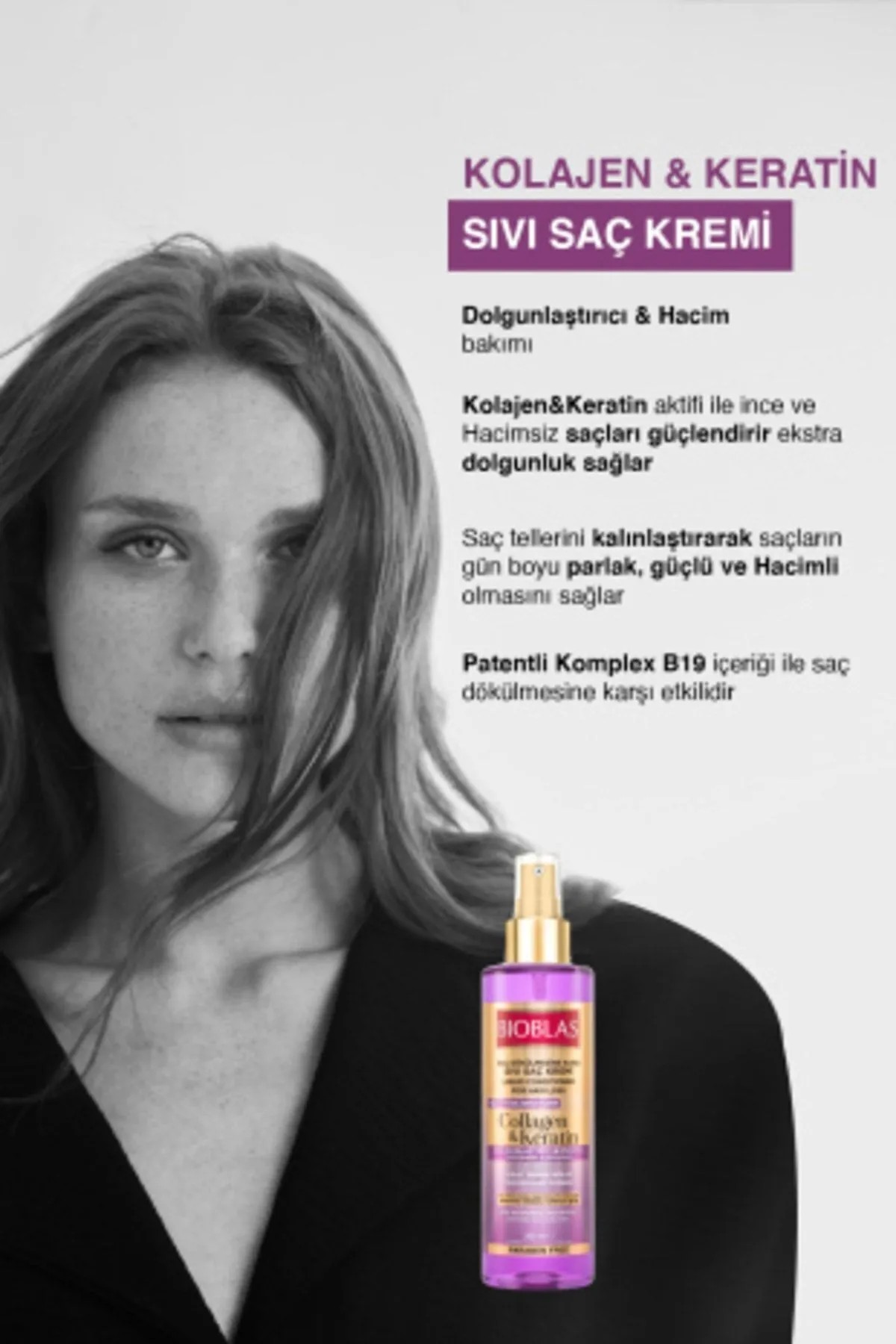 Bioblas Onarıcı Sıvı Saç Kremi 200 mL