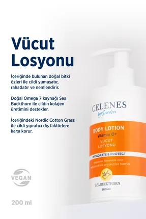 Celenes by Sweden C Vitamini Vücut Losyonu