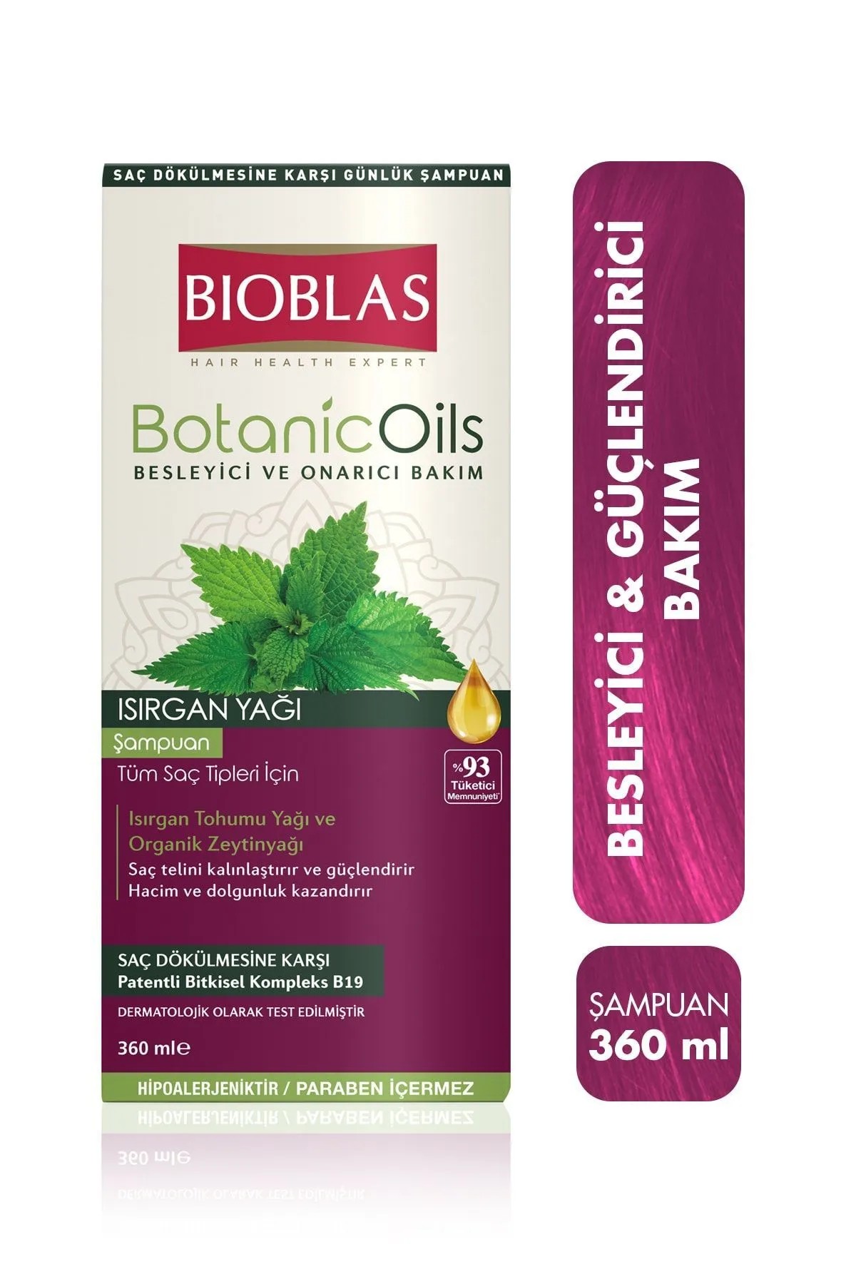 Bioblas Botanic Oils Isırgan Yağı Şampuan