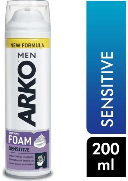 Arko Nem Hassas Cilt Tıraş Köpüğü 200 mL