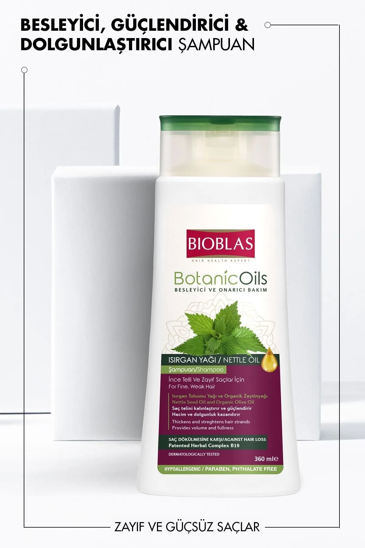 Bioblas Botanic Oils Isırgan Yağı Şampuan